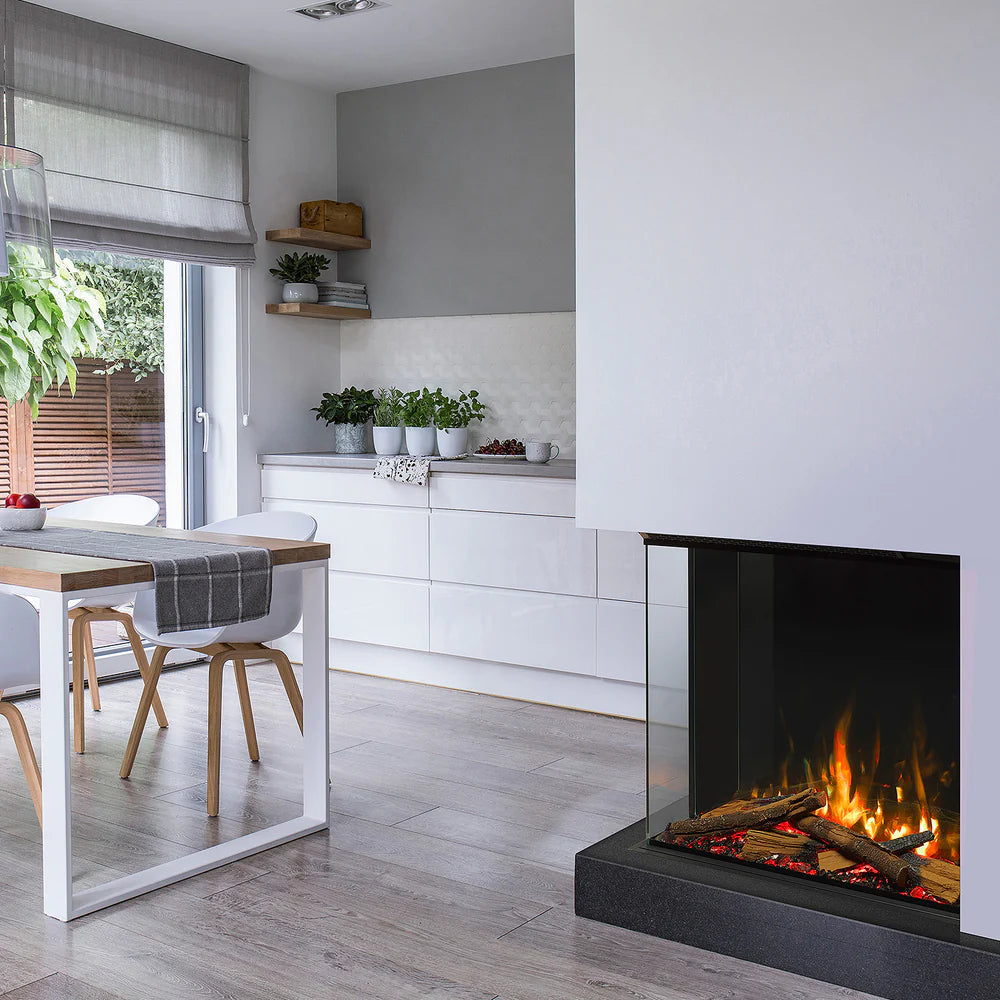 Trimline Solus Elektrische Inbouwhaard Hoek Links 75 cm