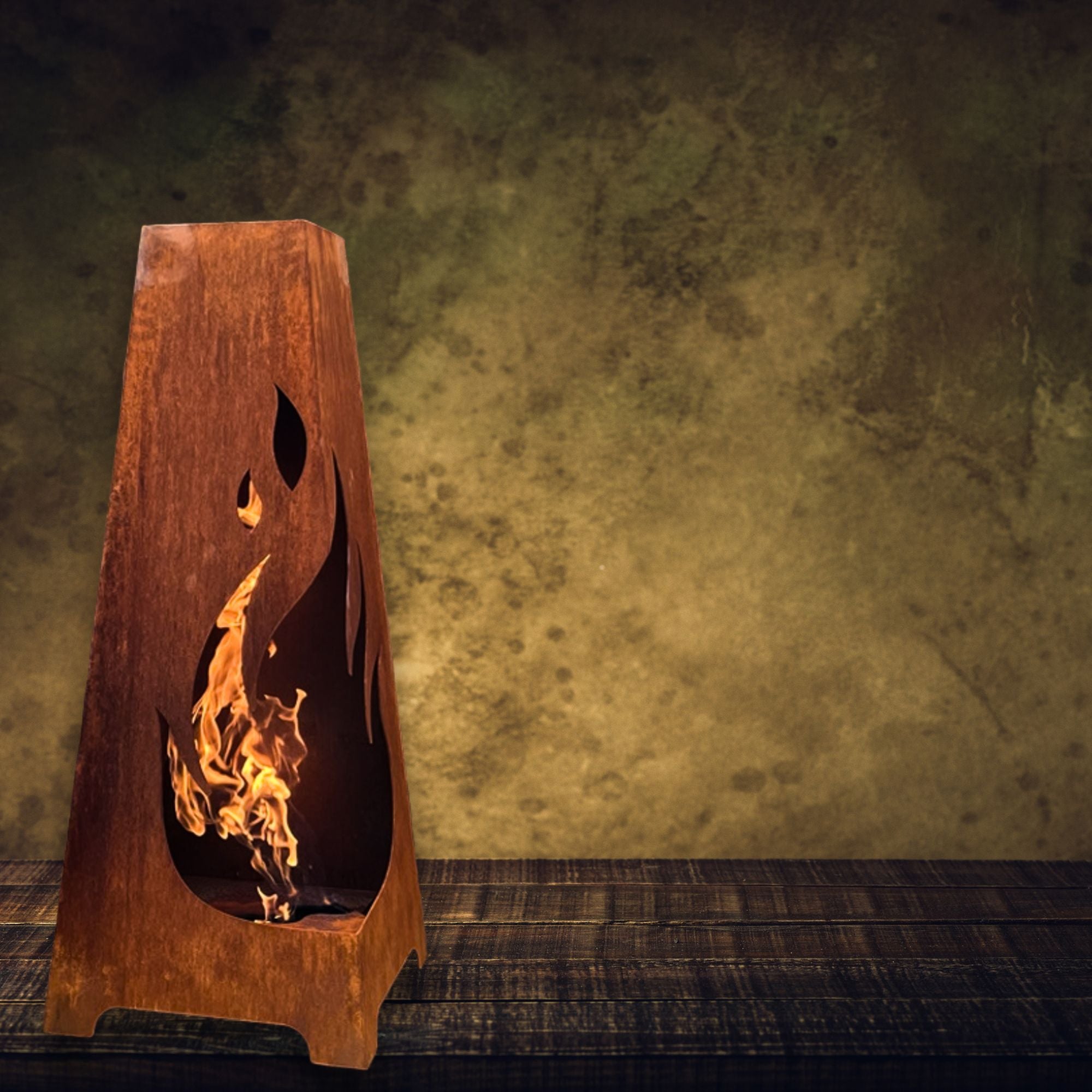 Veer Rust Bio-Ethanol Stove H120 cm