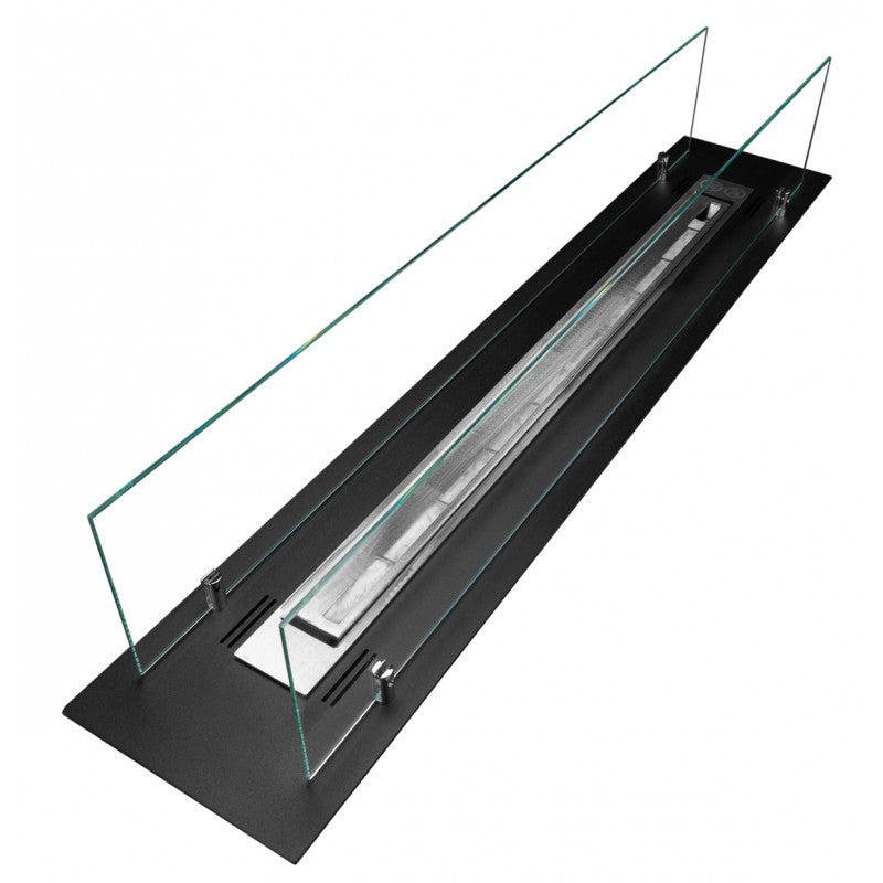 Bio Ethanol Burner Stainless Steel In Furniture 99 CM