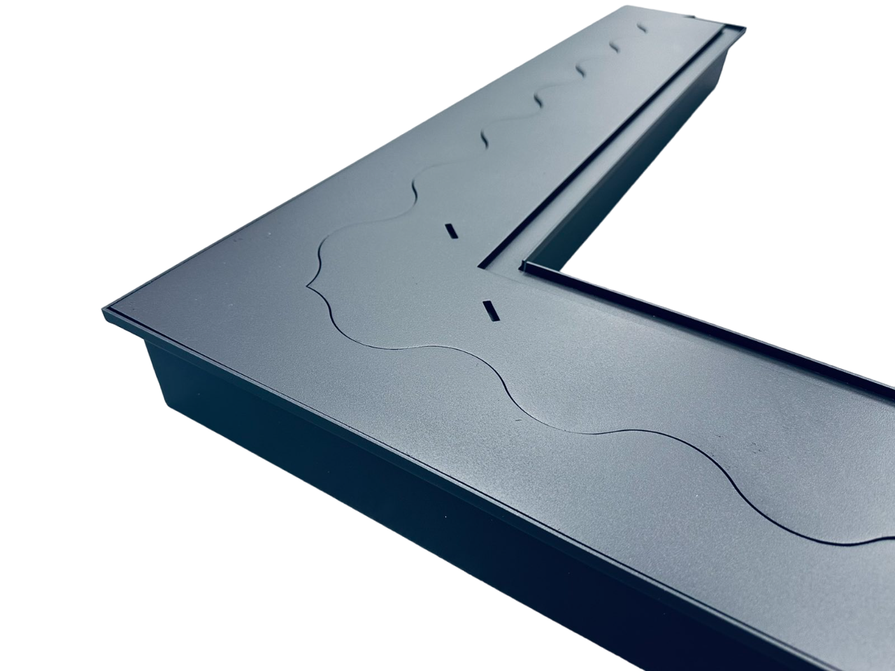 Mella PRO Wave Bio Ethanol Hoekbrander 123 X 68,5 CM