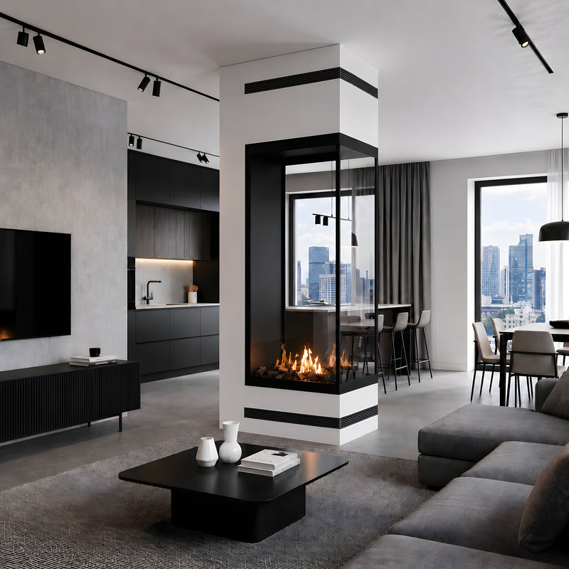 Wild Flame: De Duurzame Bio Ethanol Roomdivider Tunnelhaard