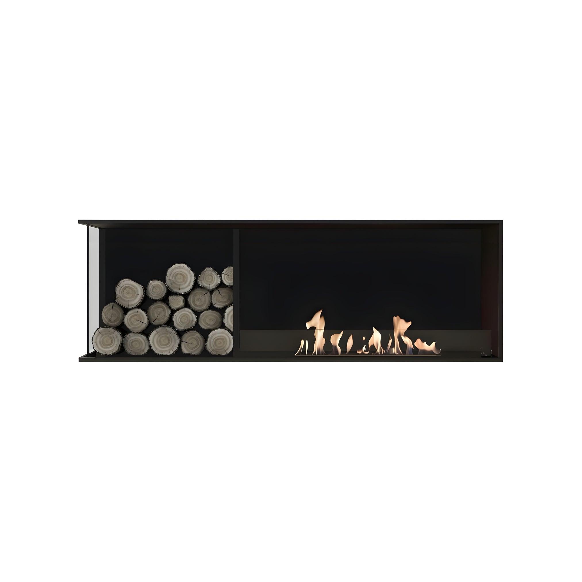 Main Deluxe Links Inbouwhaard 100 cm