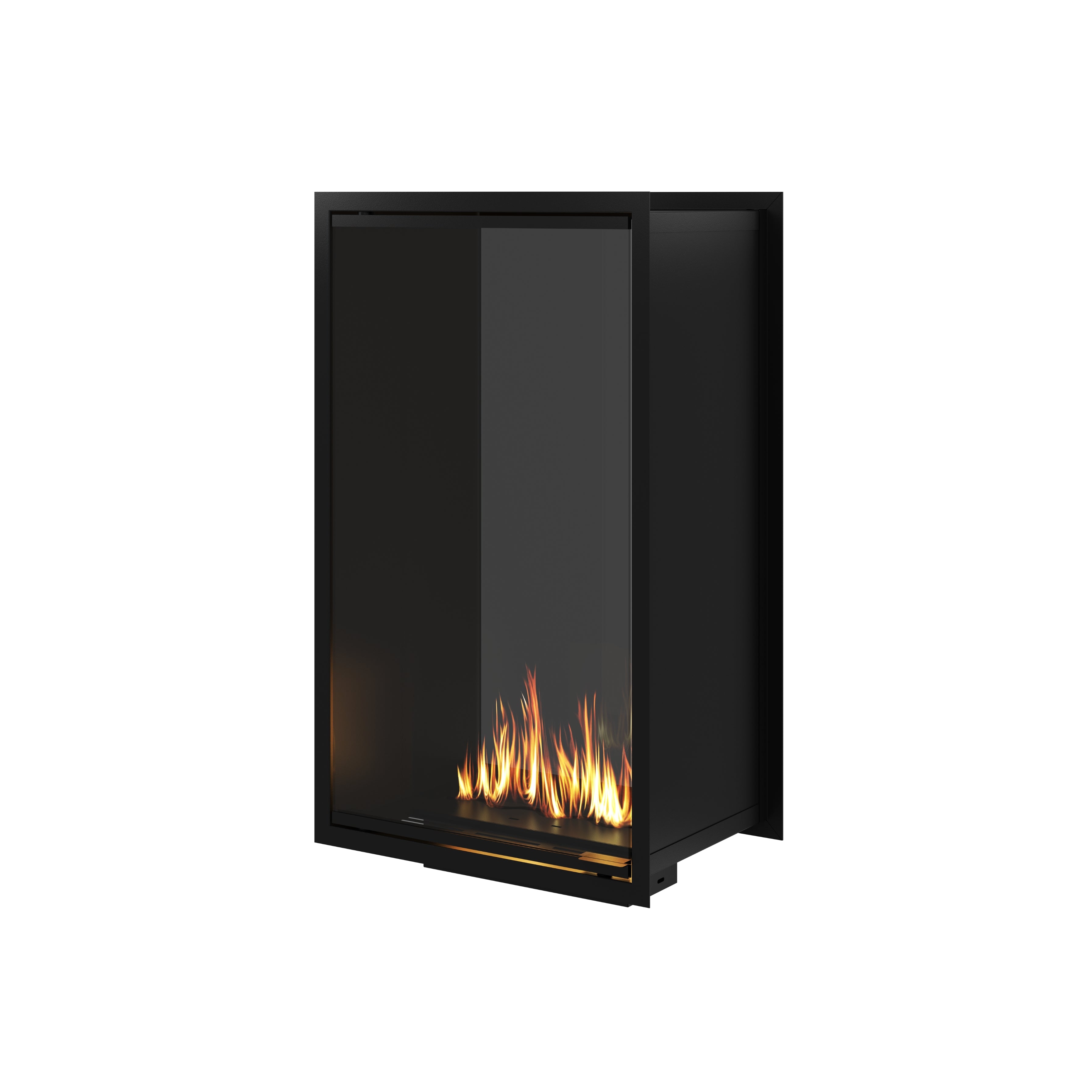 Fame Vertical Doorkijkhaard Met Volle Glas 60 x 100 cm