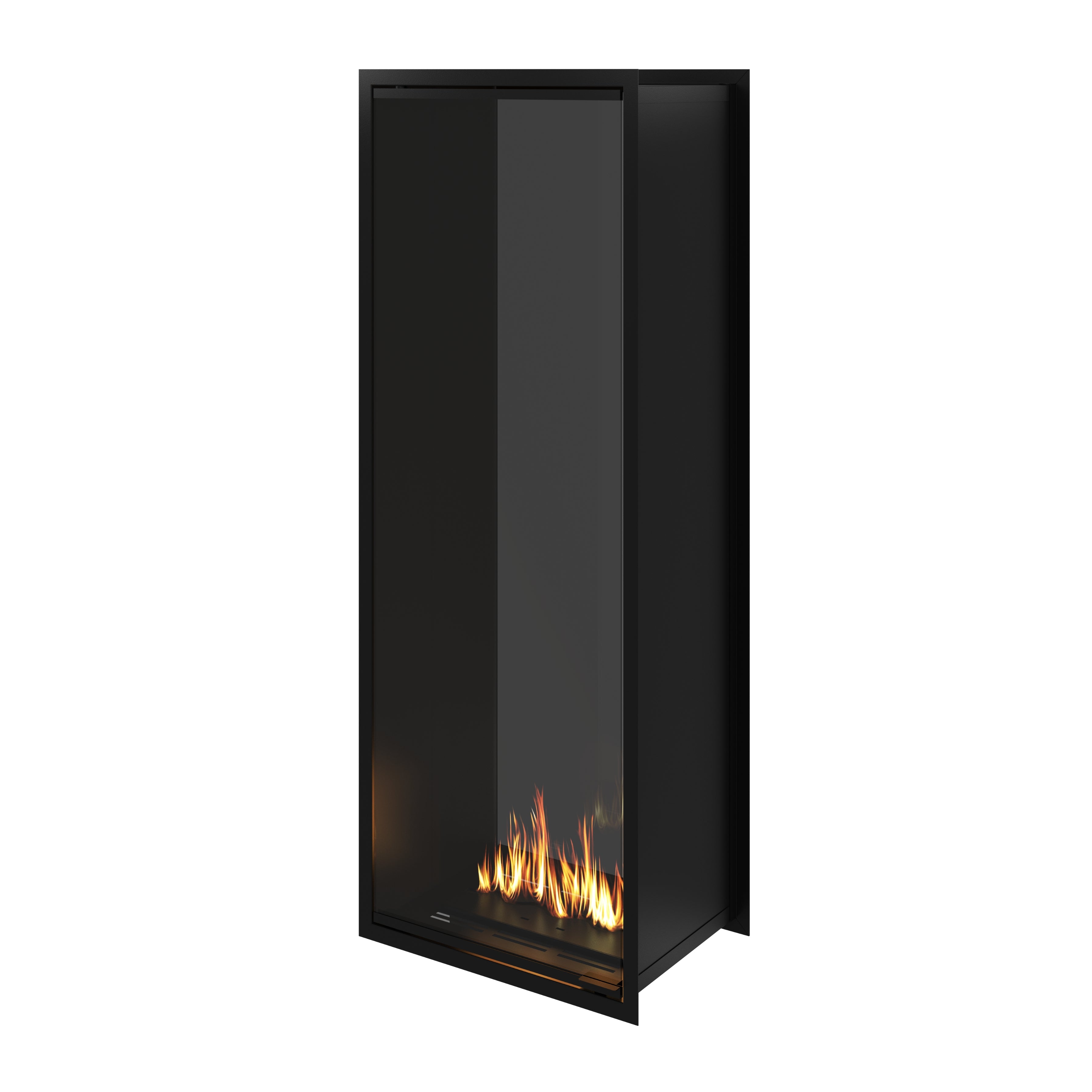 Fame Vertical Doorkijkhaard Met Volle Glas 60 x 160 cm