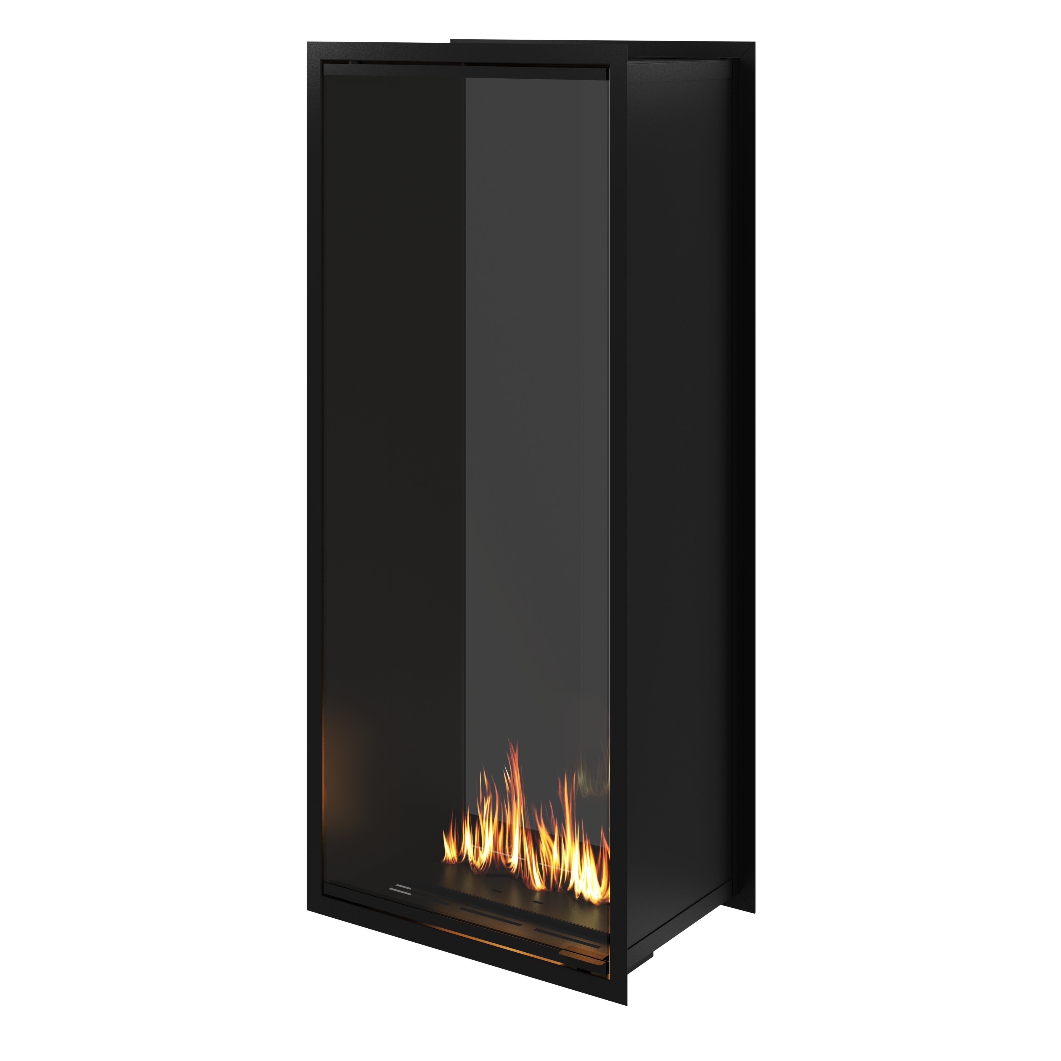 Fame Vertical Doorkijkhaard Met Volle Glas 60 x 180 cm