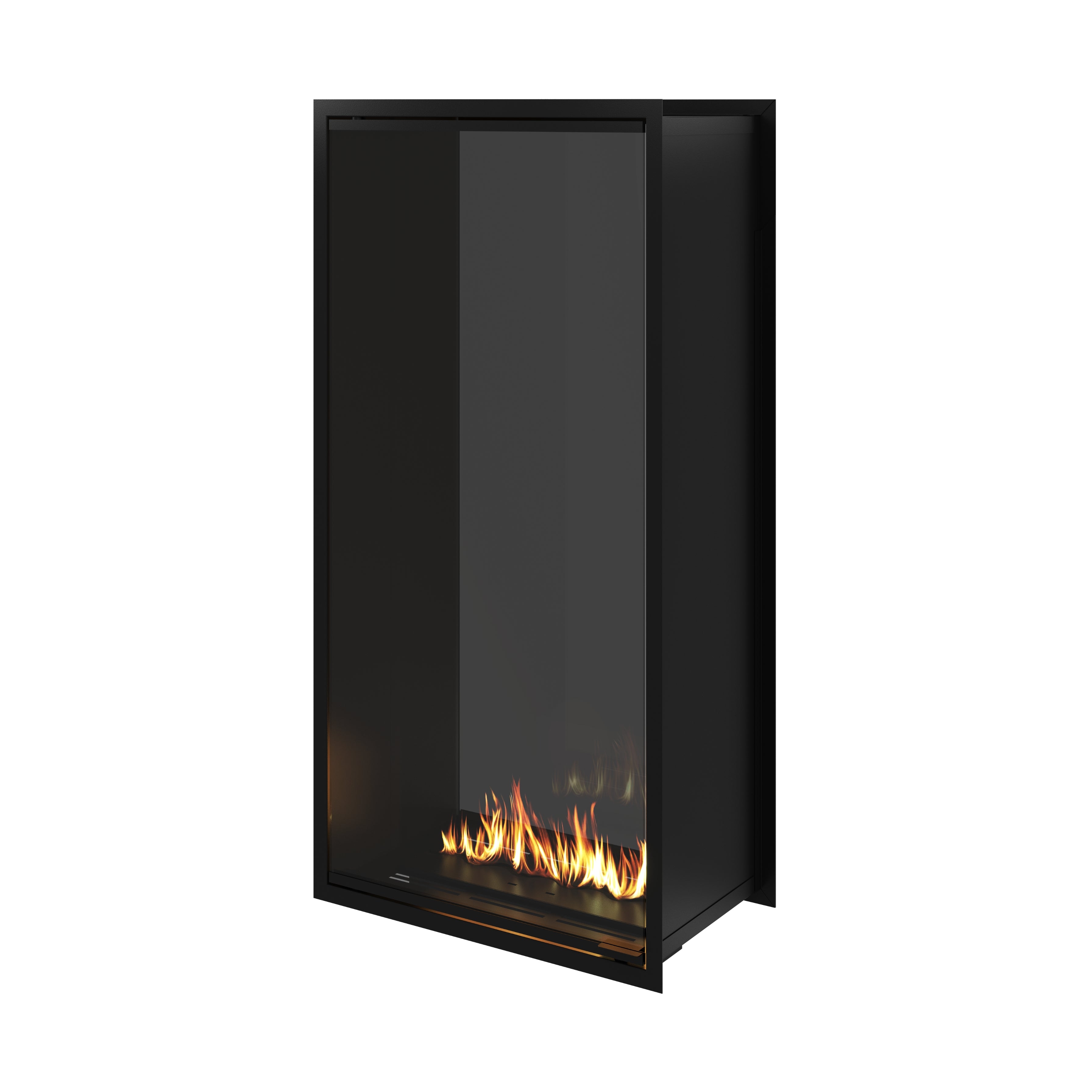Fame Vertical Doorkijkhaard Met Volle Glas 70 x 140 cm
