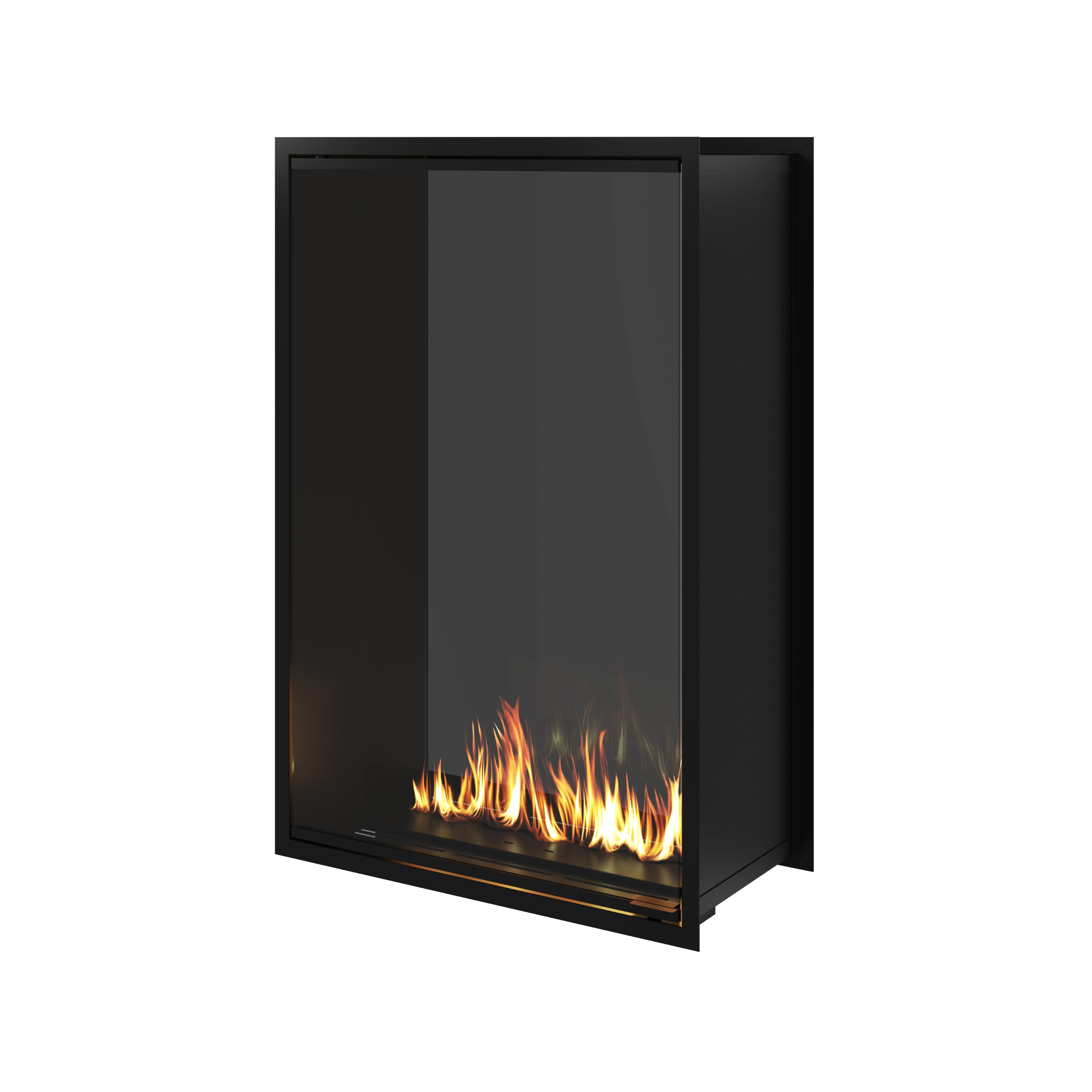 Fame Vertical Doorkijkhaard Met Volle Glas 80 x 120 cm