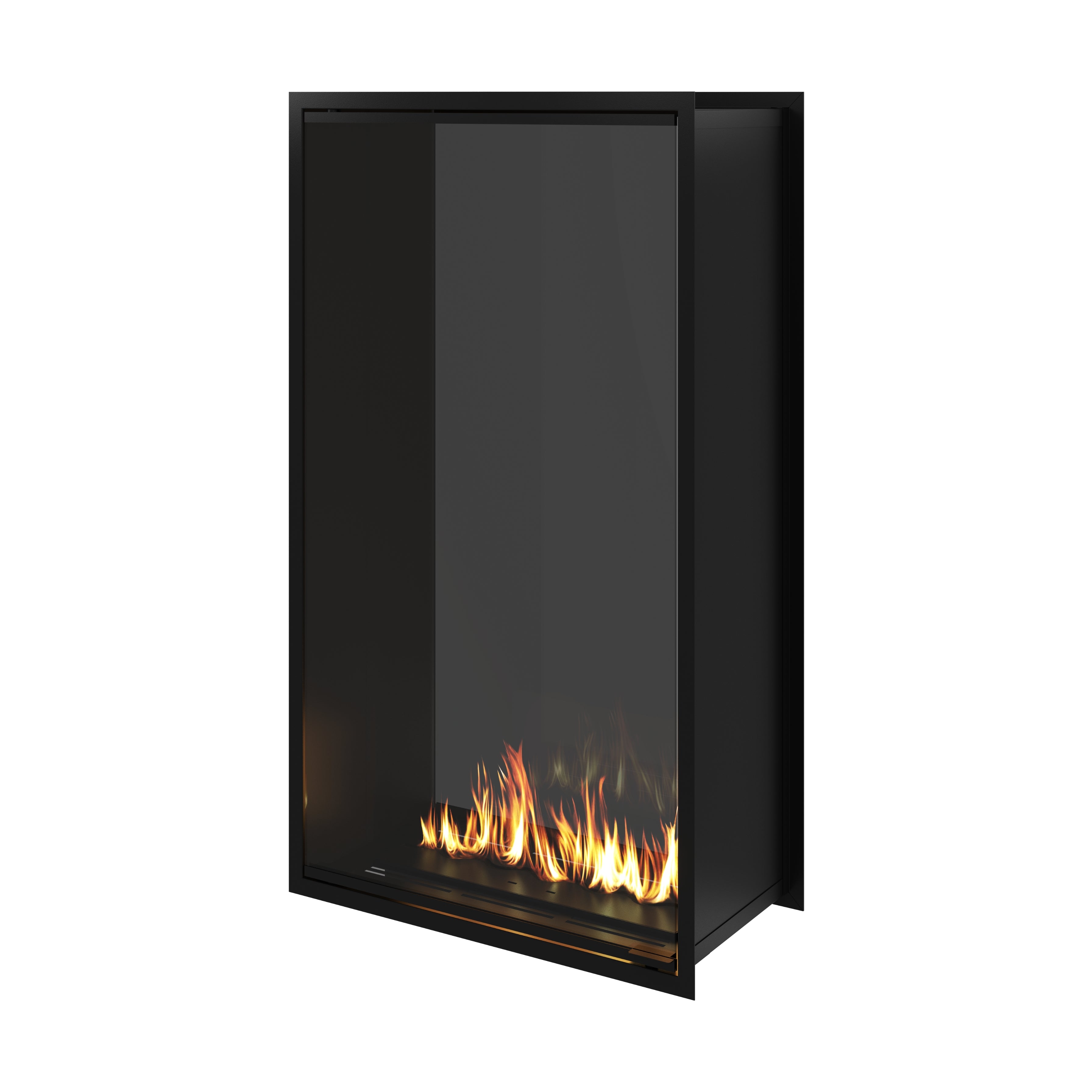 Fame Vertical Doorkijkhaard Met Volle Glas 80 x 140 cm