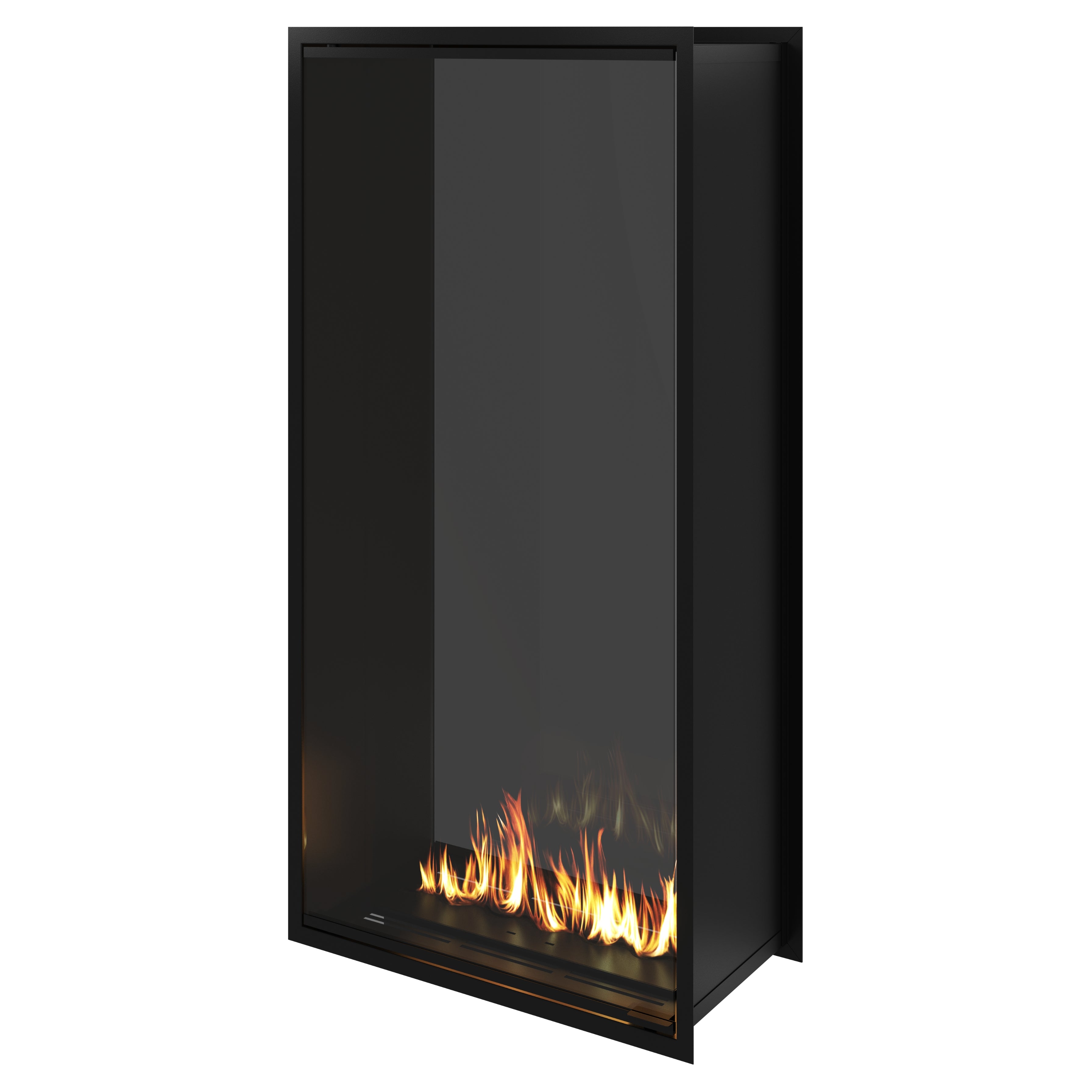 Fame Vertical Doorkijkhaard Met Volle Glas 90 x 180 cm
