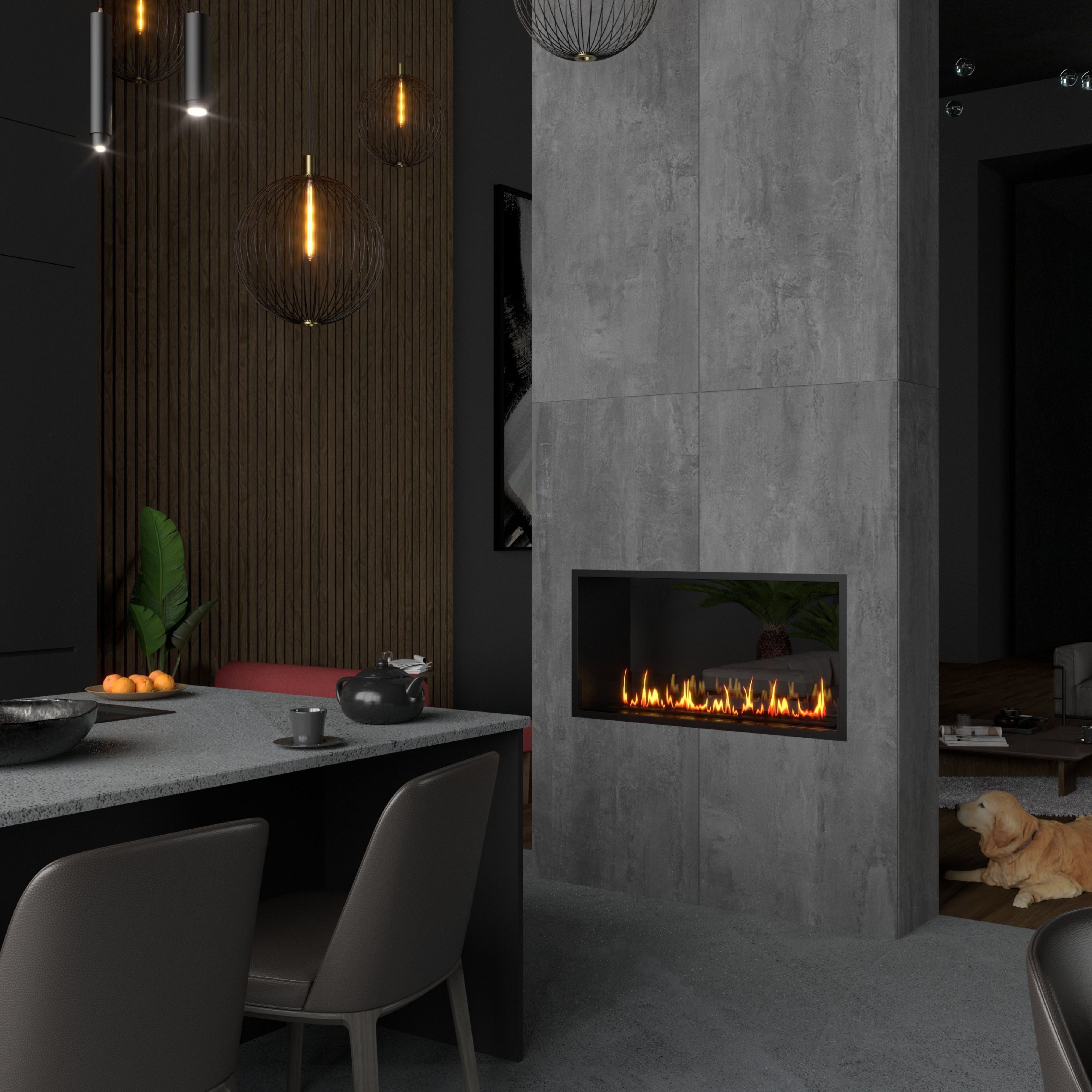 Fame Bio Ethanol Doorkijkhaard 120 cm