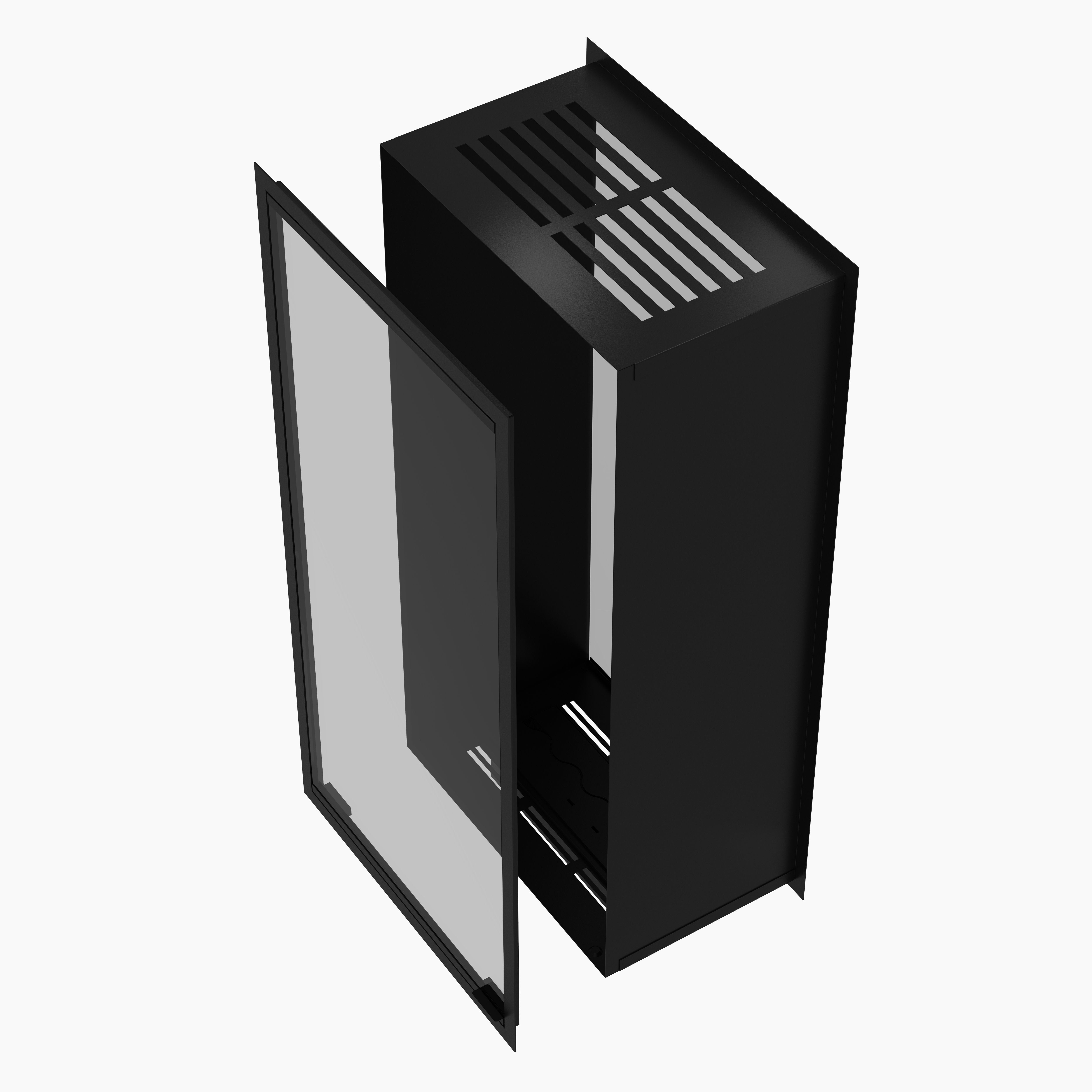 Fame Vertical Doorkijkhaard Met Volle Glas 70 x 100 cm