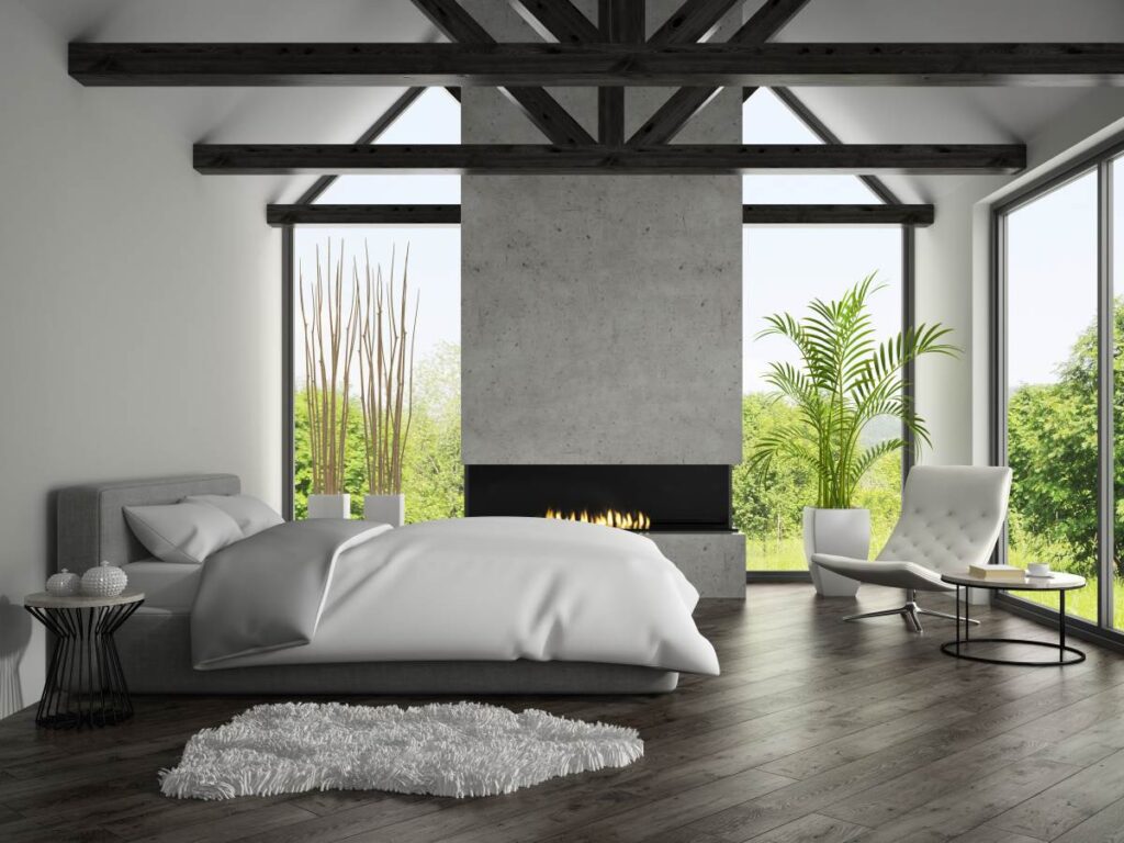 Izala Design Built-in Fireplace 239 CM