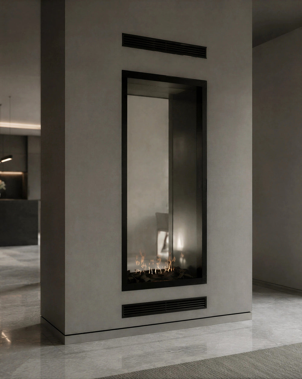 Fame vertical volle glas