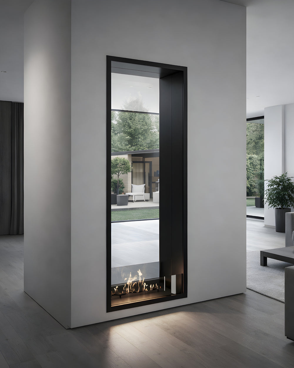 Fame vertical laag glas
