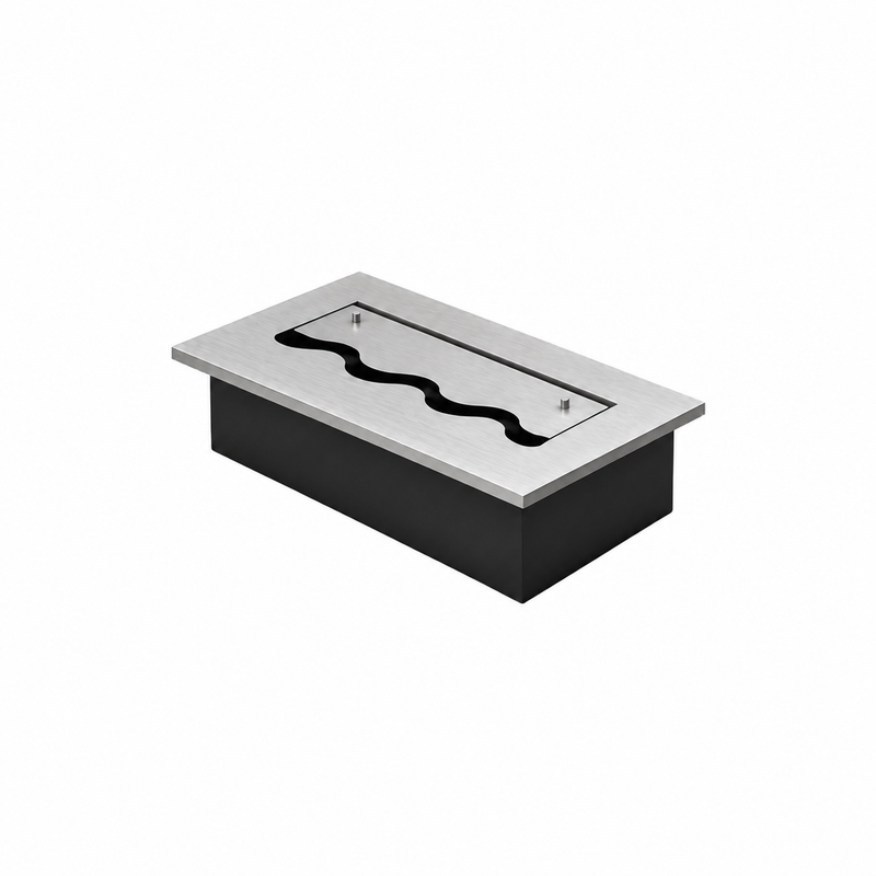 Solo Wave Inbouwbrander RVS 30 cm