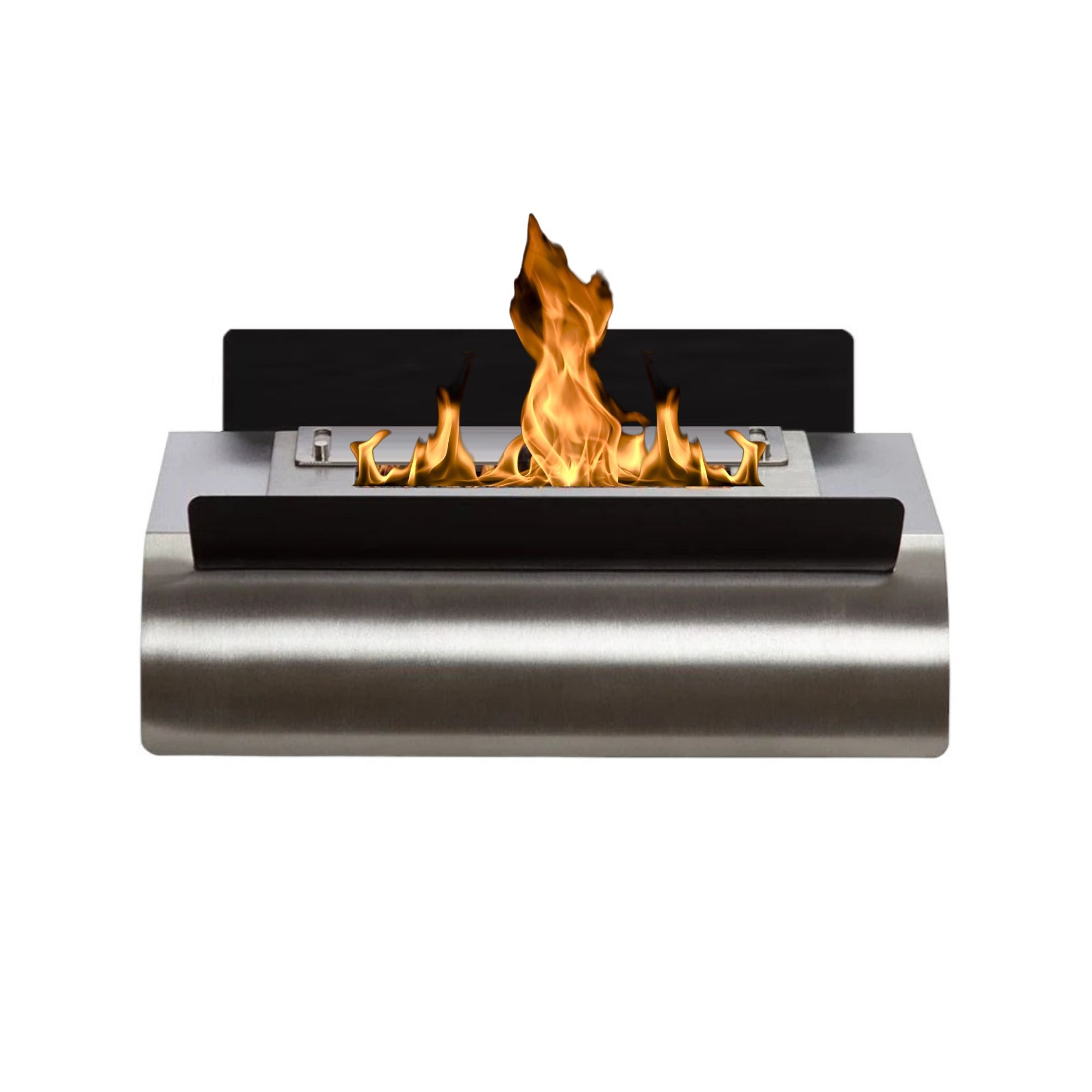 Adia stainless steel table fireplace