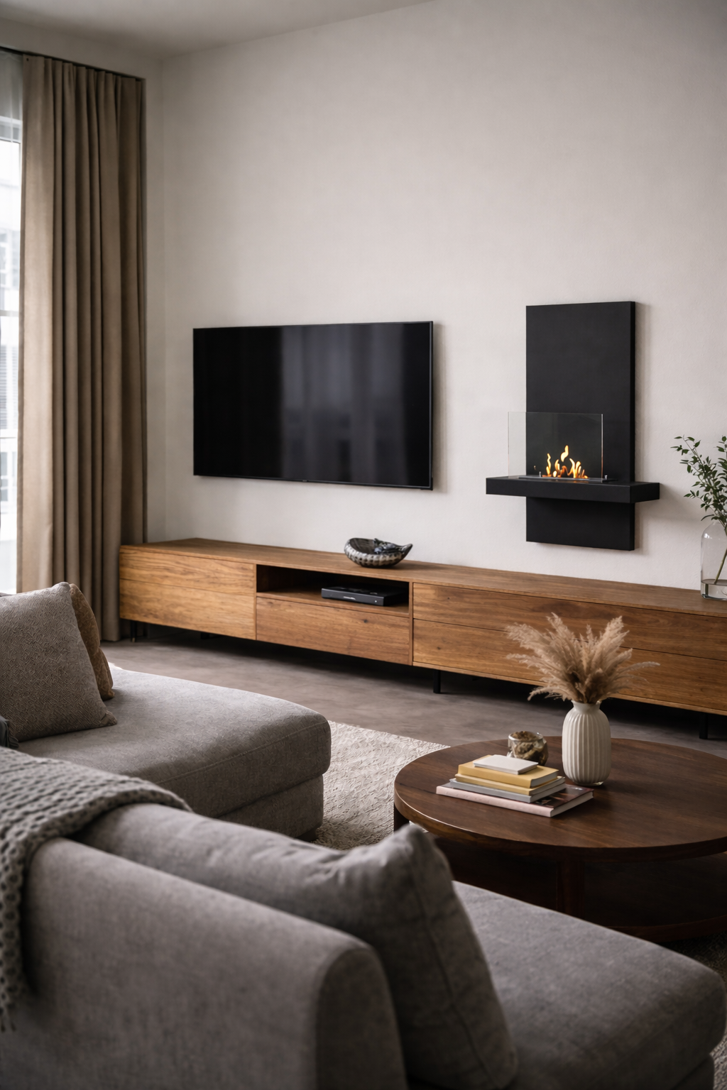 Aliana Bio Ethanol Wandhaard H80 cm