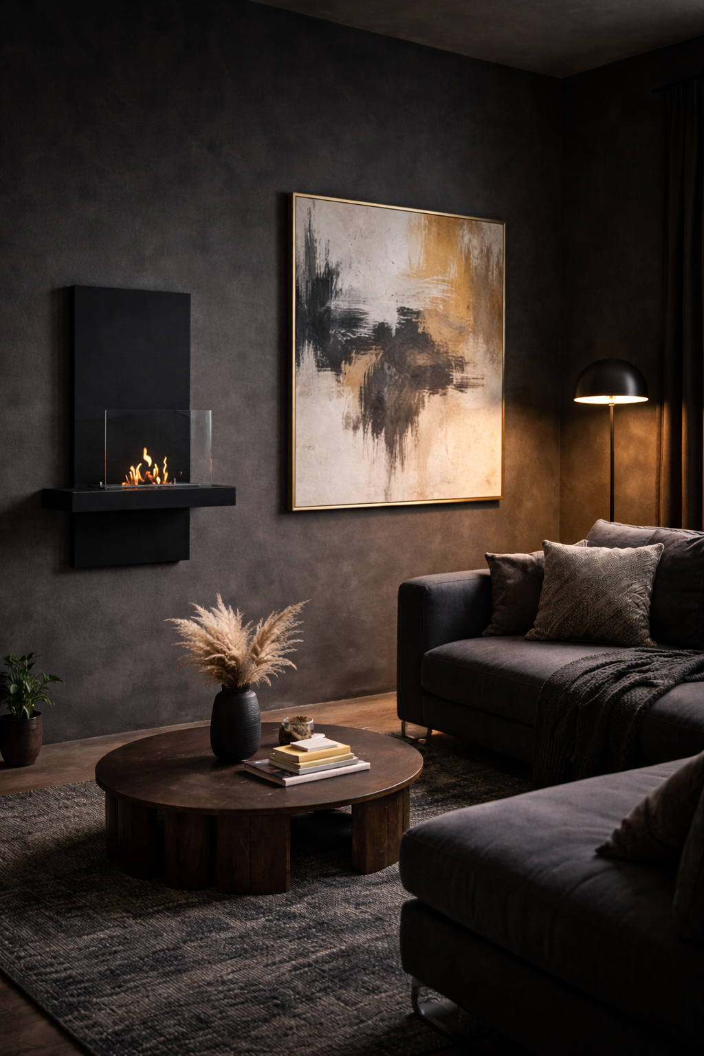 Aliana Bio Ethanol Wandhaard H80 cm