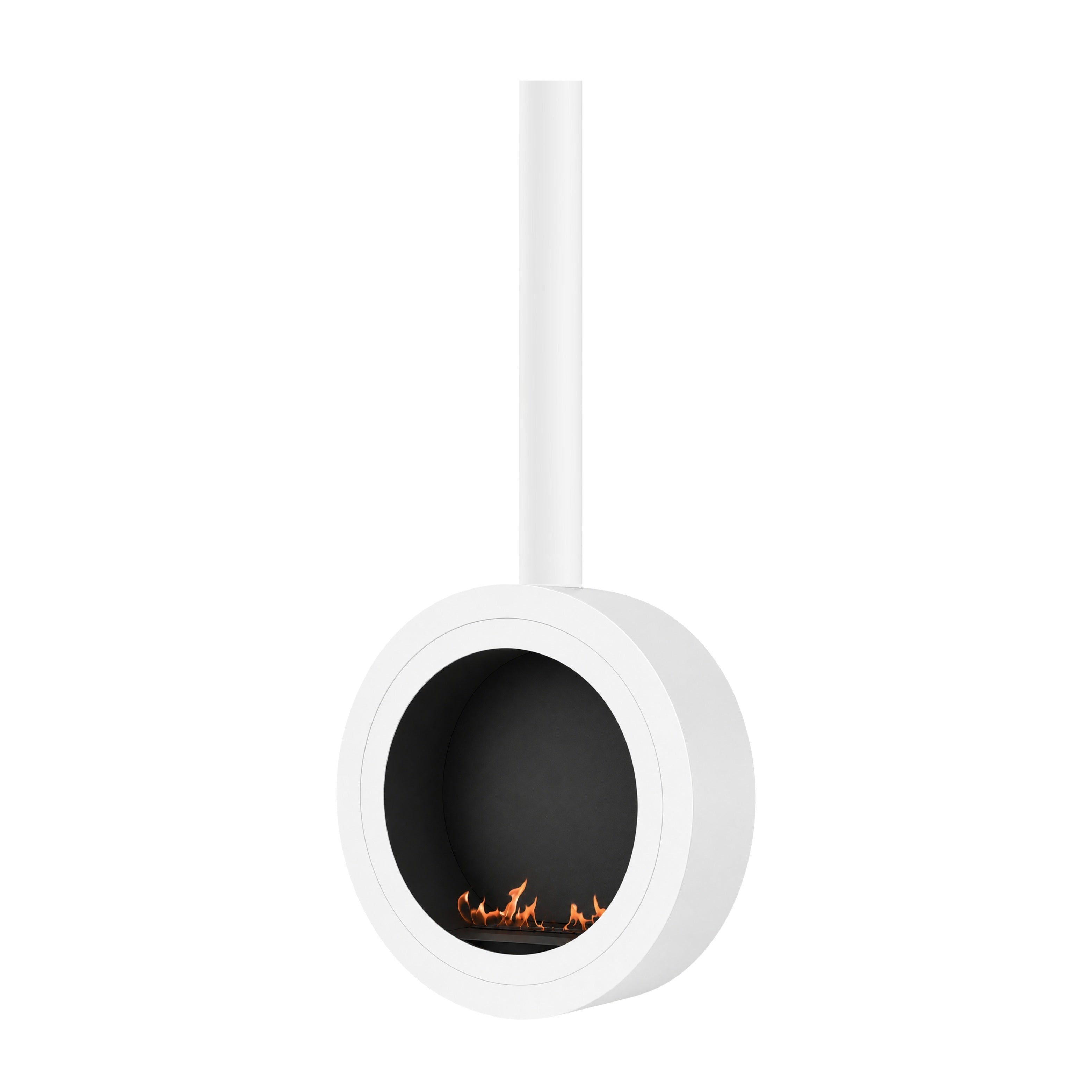 Arcos Close Tube Plafondhaard Wit Ø80 - Ø120 cm