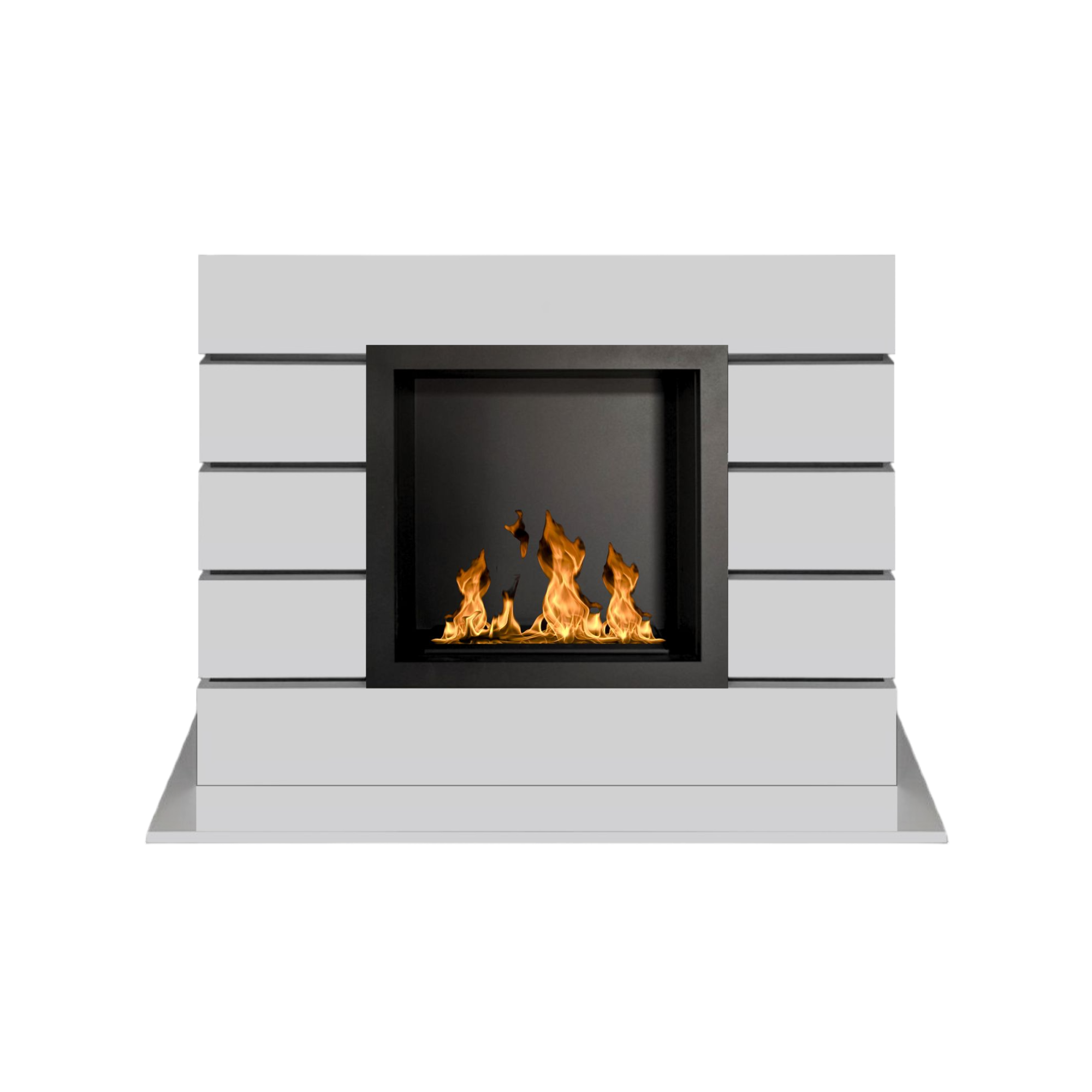 Antique Art Design Bio Fireplace With Chimney 130 CM