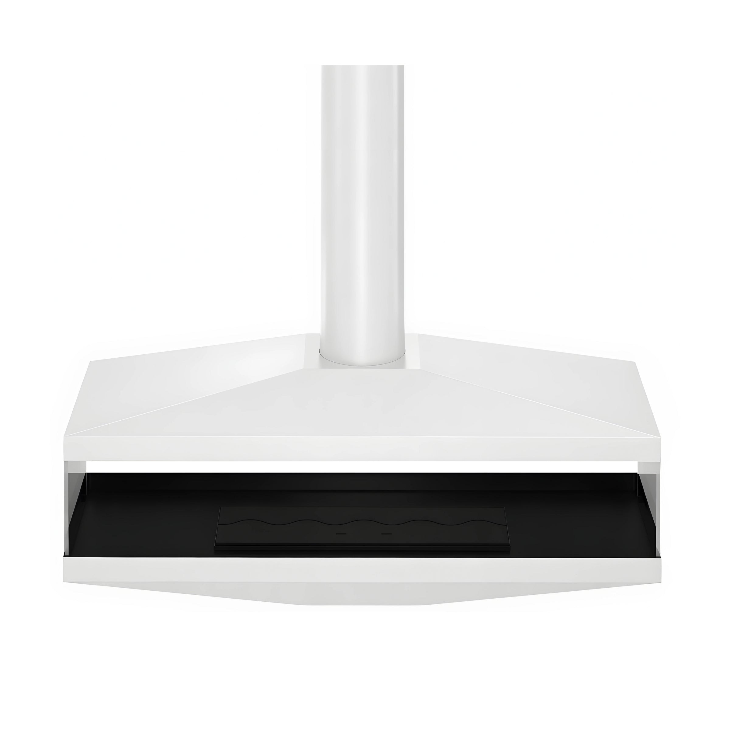 Aura Tube Wit Doorkijk Plafondhaard 120 cm