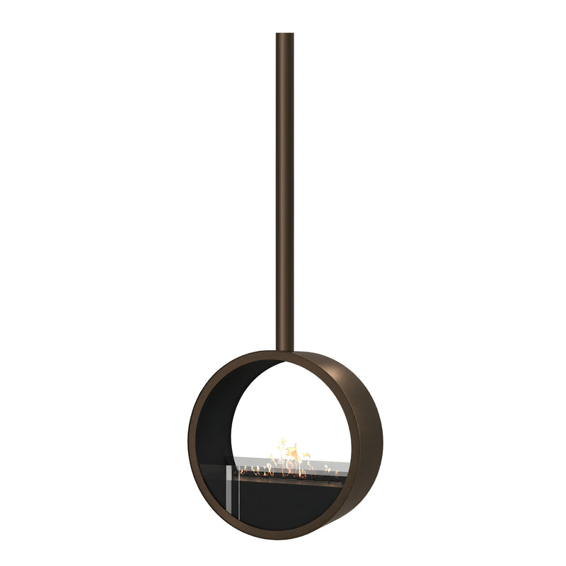 Aurel Roundfire Plafondhaard Donkerbrons Ø80 - Ø120 cm
