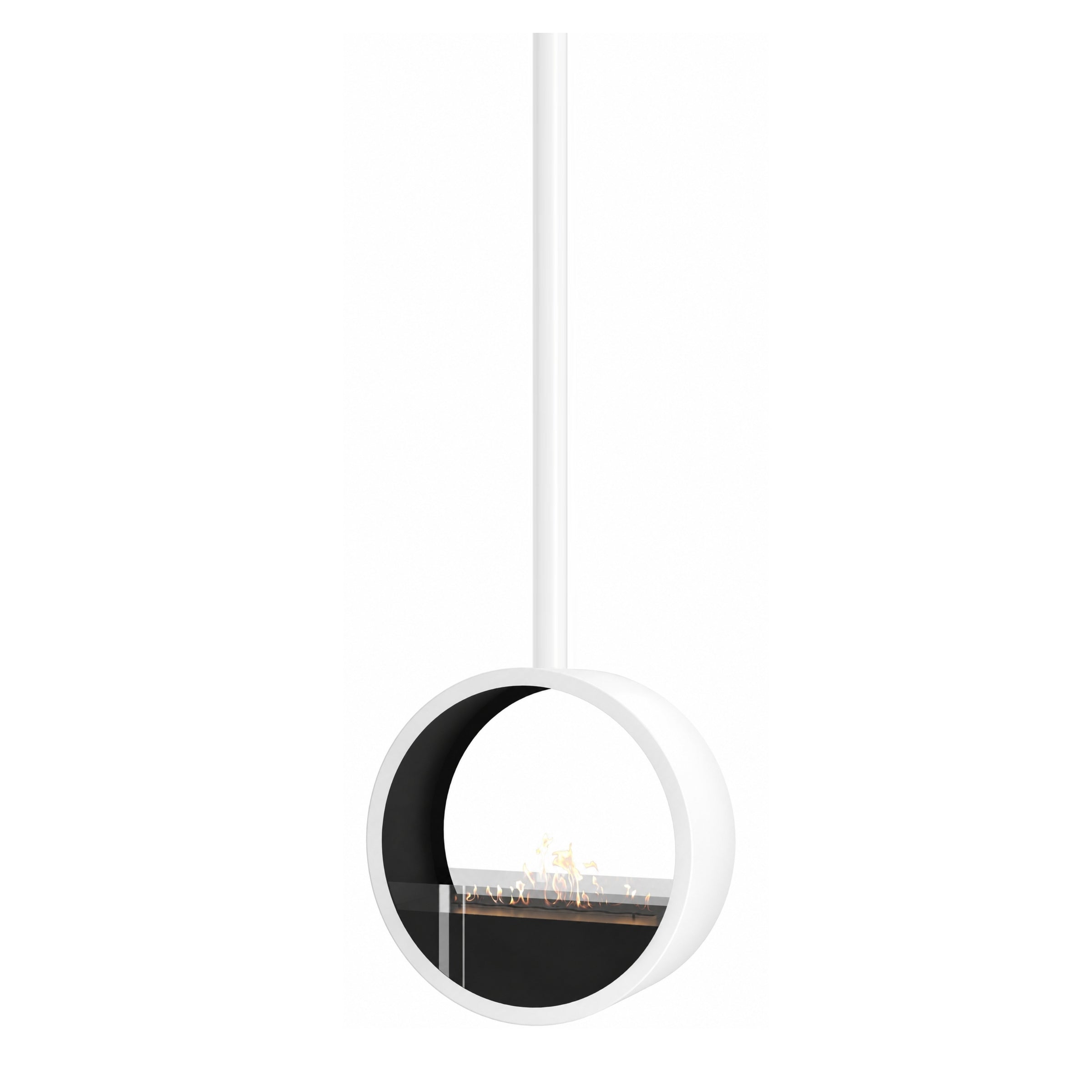 Aurel Roundfire Plafondhaard Wit Ø80 - Ø120 cm