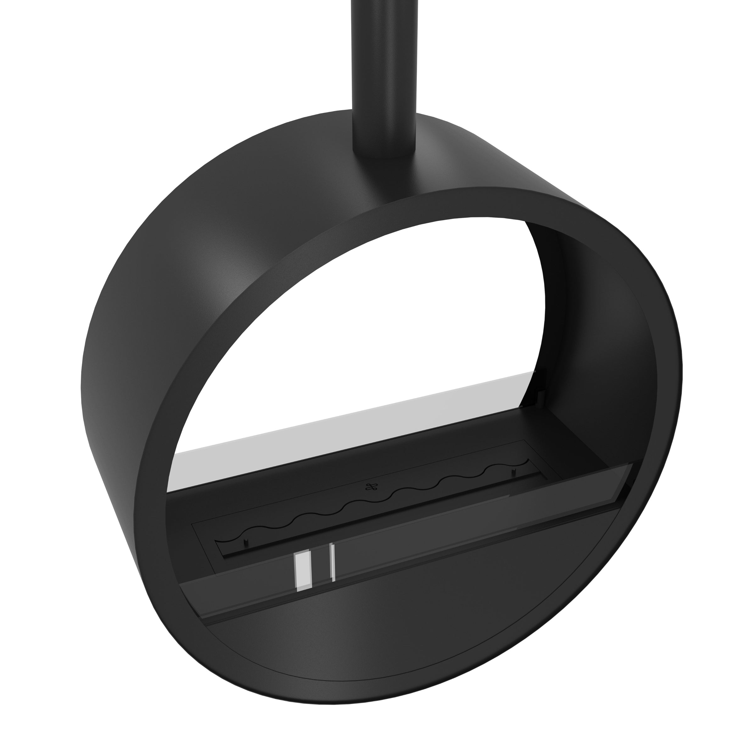 Aurel Roundfire Plafondhaard Zwart Ø80 - Ø120 cm