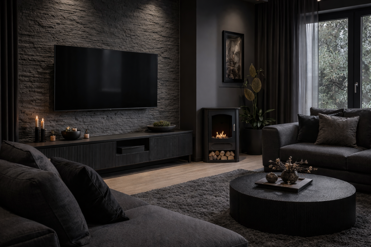 Aurora Bio Ethanol Kachel H70 cm