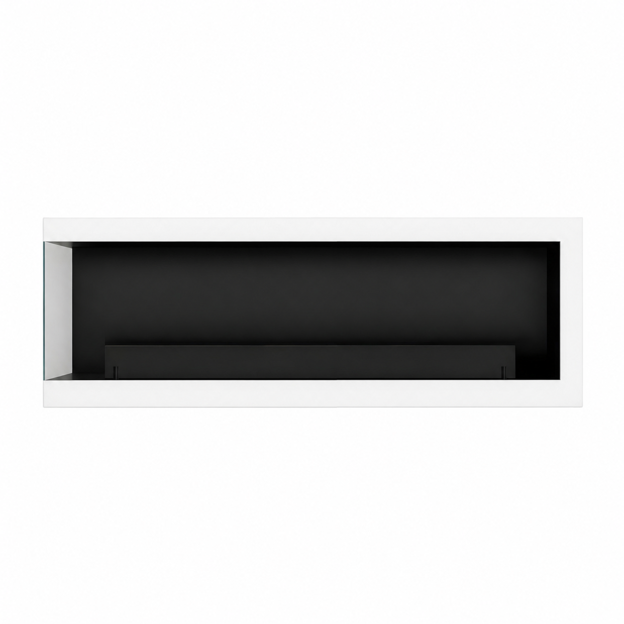 Base Box Links Hangende Hoekhaard Wit 100 cm