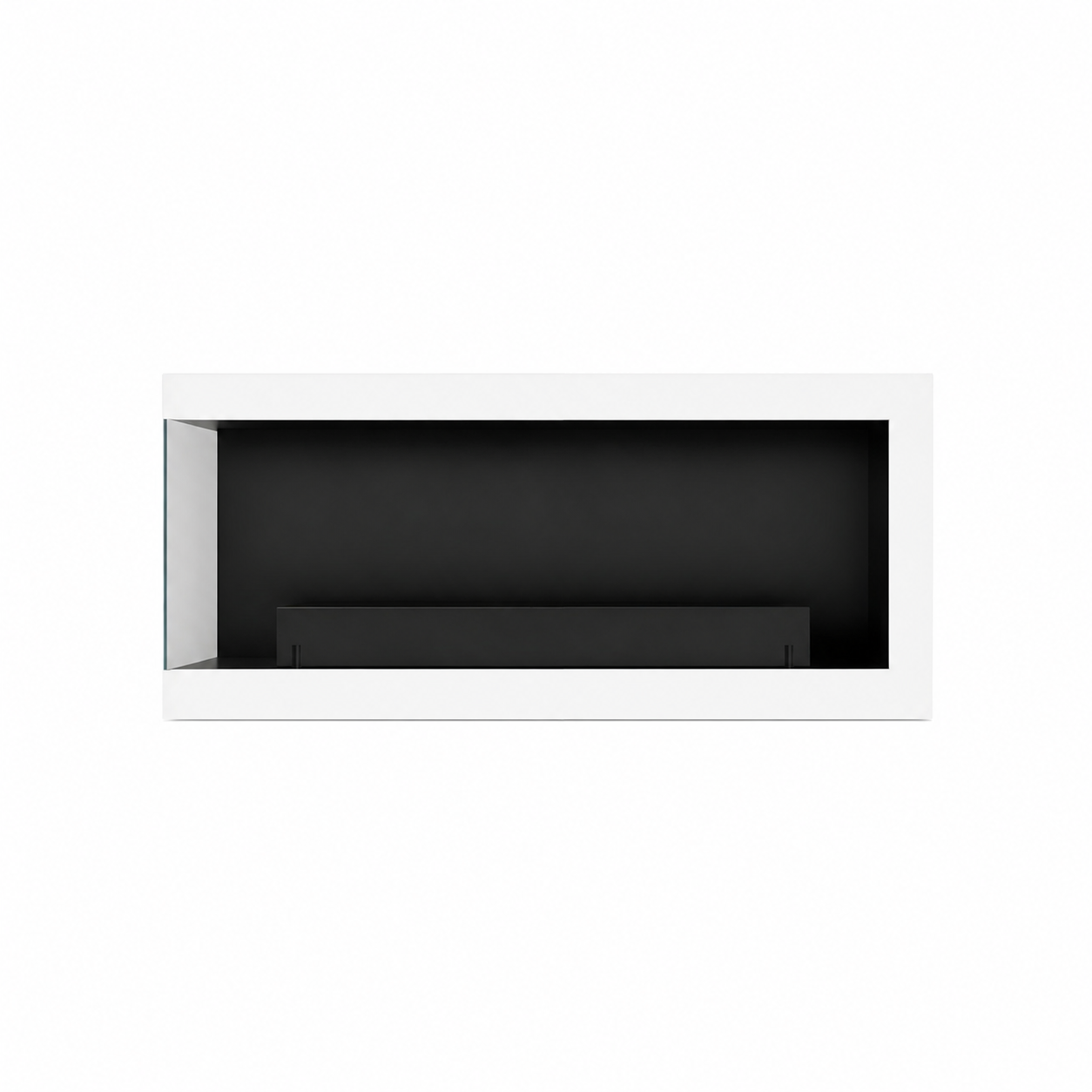 Base Box Links Hangende Hoekhaard Wit 80 cm