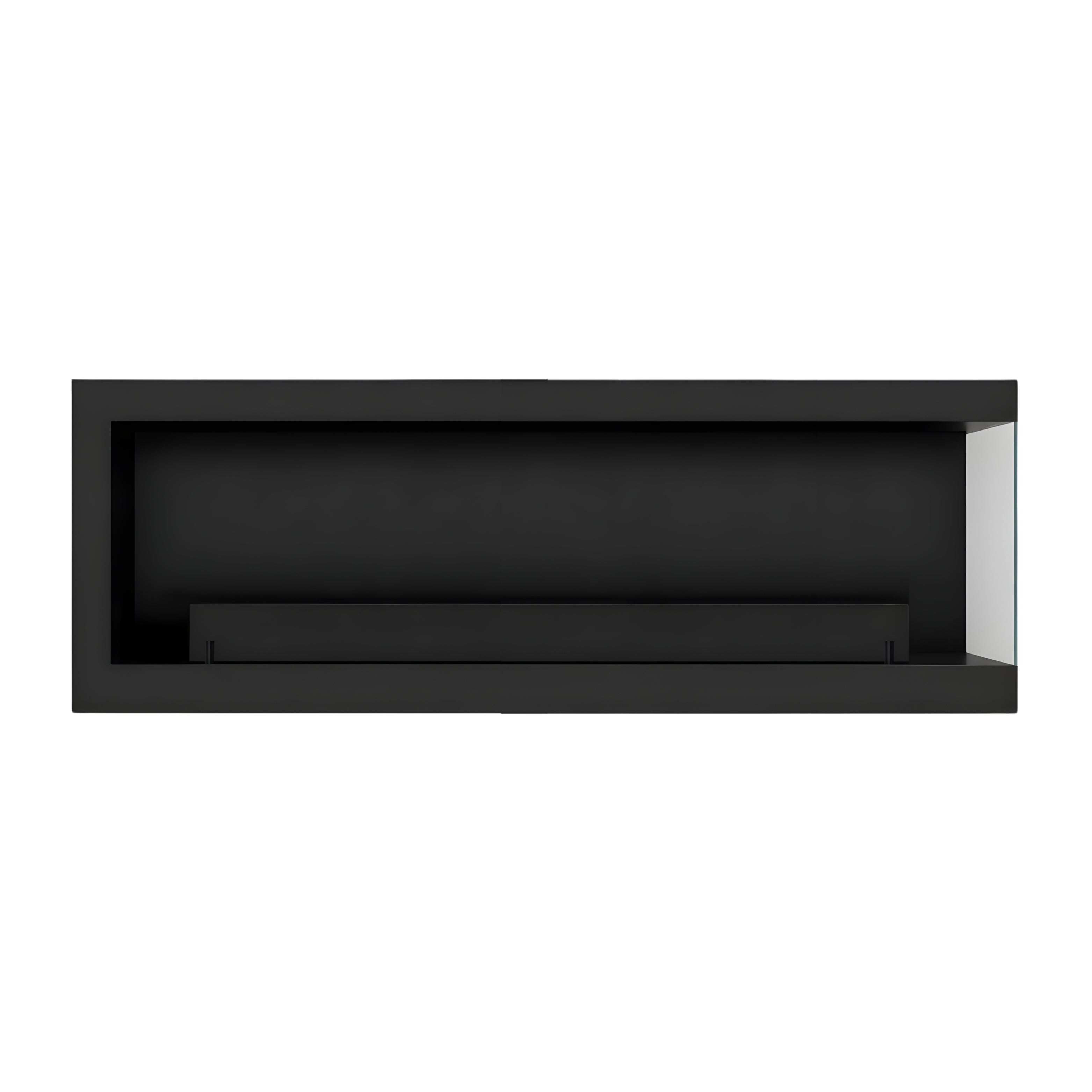 Base Box Rechts Hangende Hoekhaard Zwart 120 cm