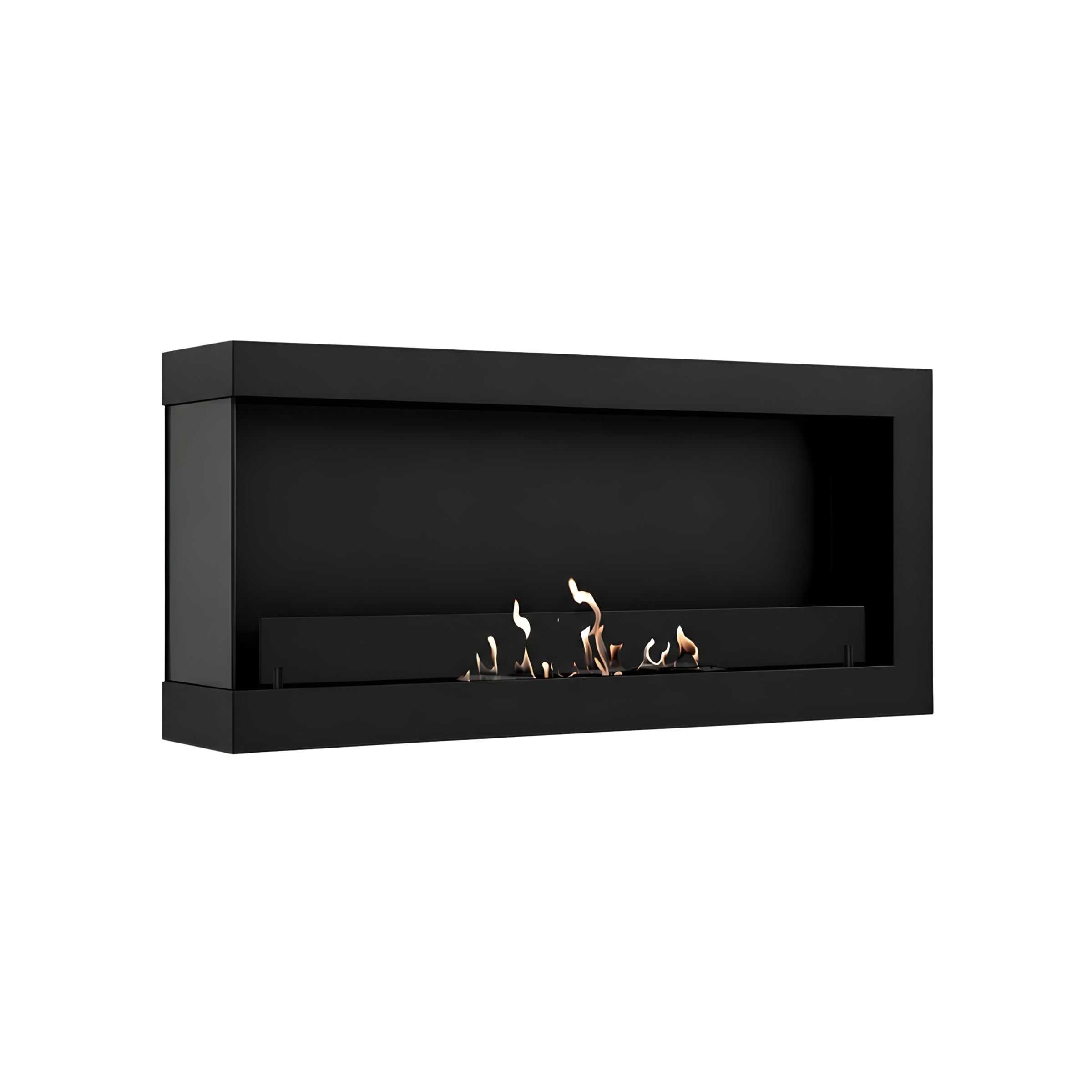 Base Box Links Hangende Hoekhaard Zwart 80 cm