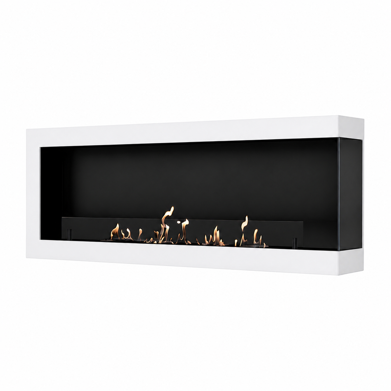 Base Box Rechts Hangende Hoekhaard Wit 120 cm