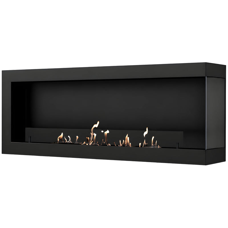 Base Box Rechts Hangende Hoekhaard Zwart 160 cm