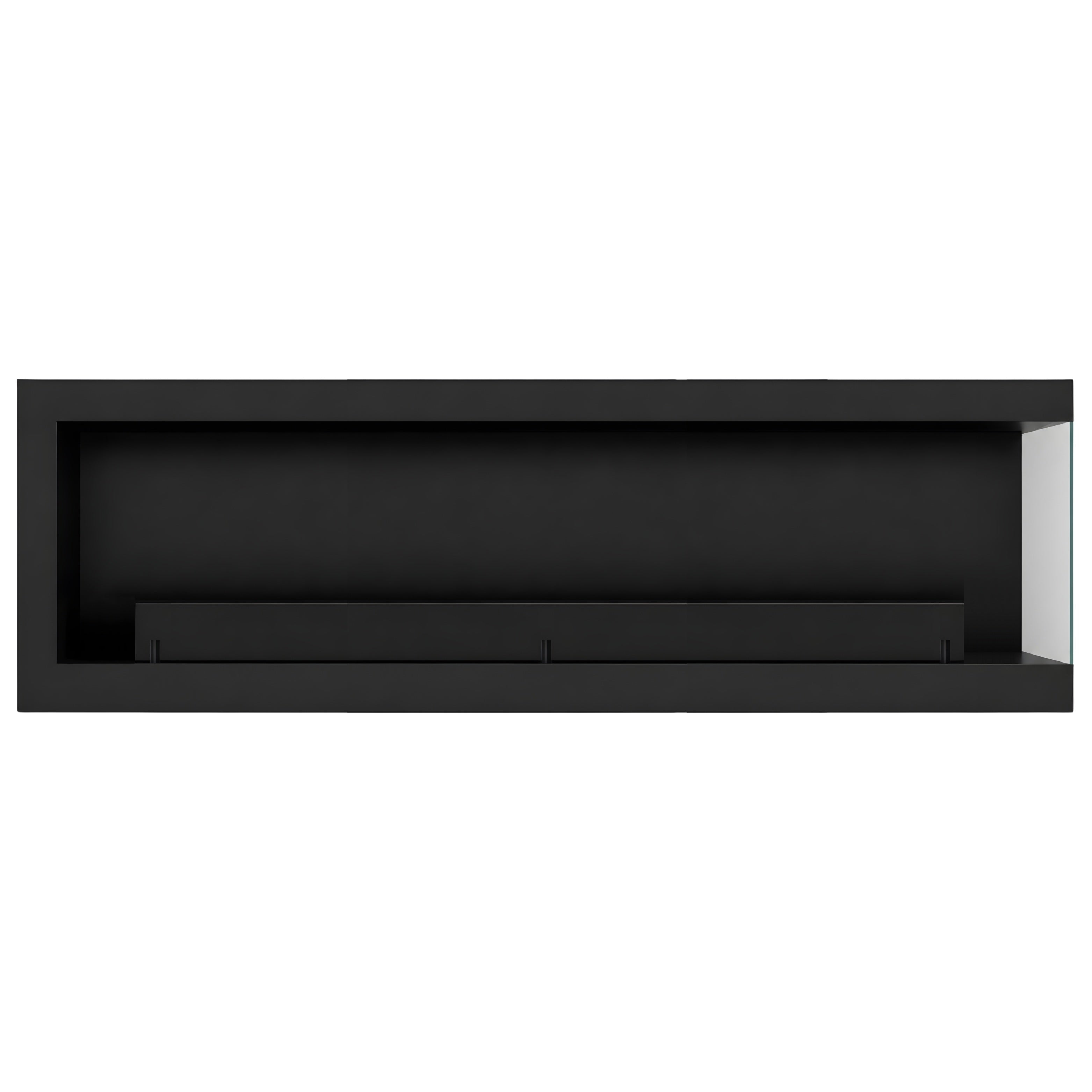 Base Box Rechts Hangende Hoekhaard Zwart 160 cm