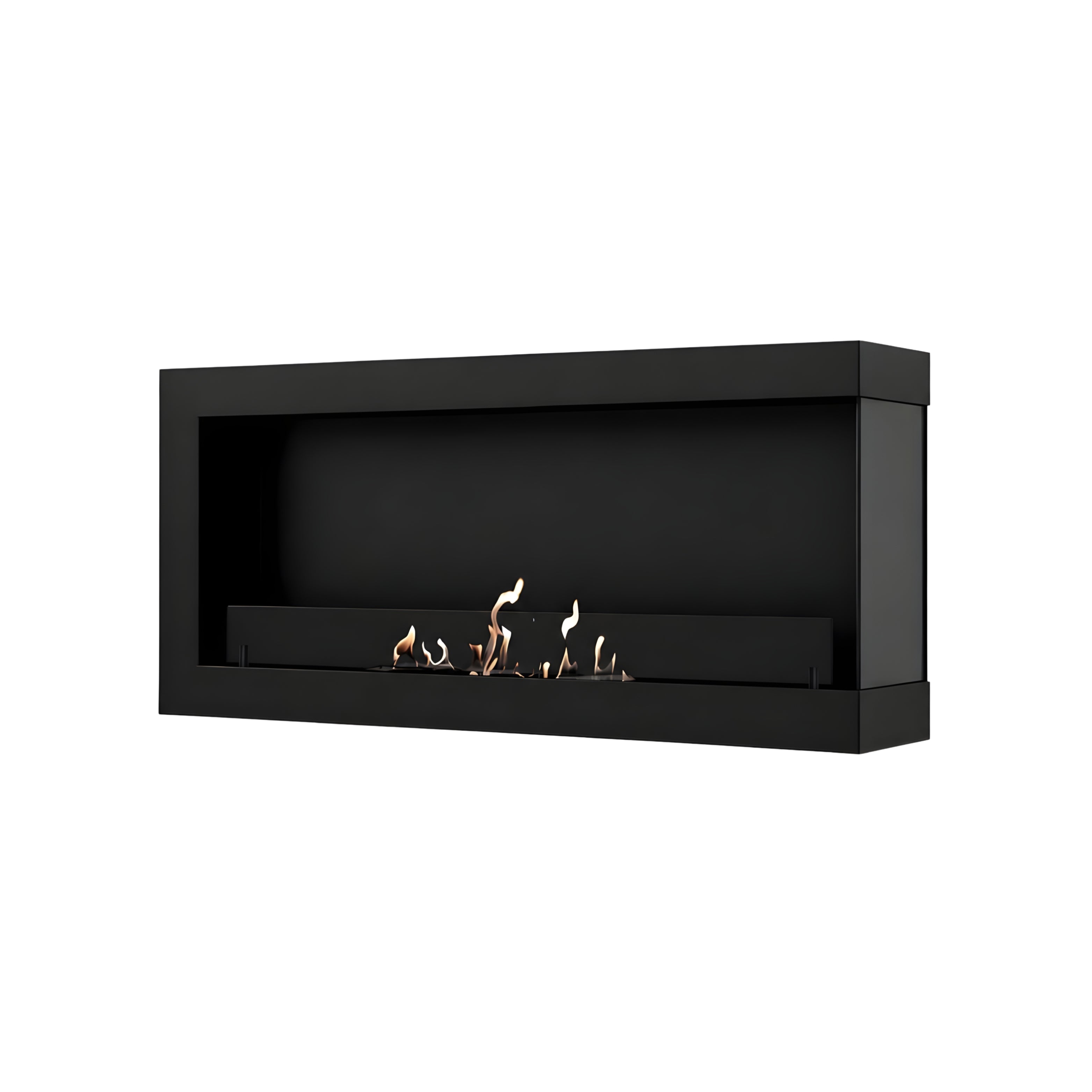 Base Box Rechts Hangende Hoekhaard Zwart 80 cm
