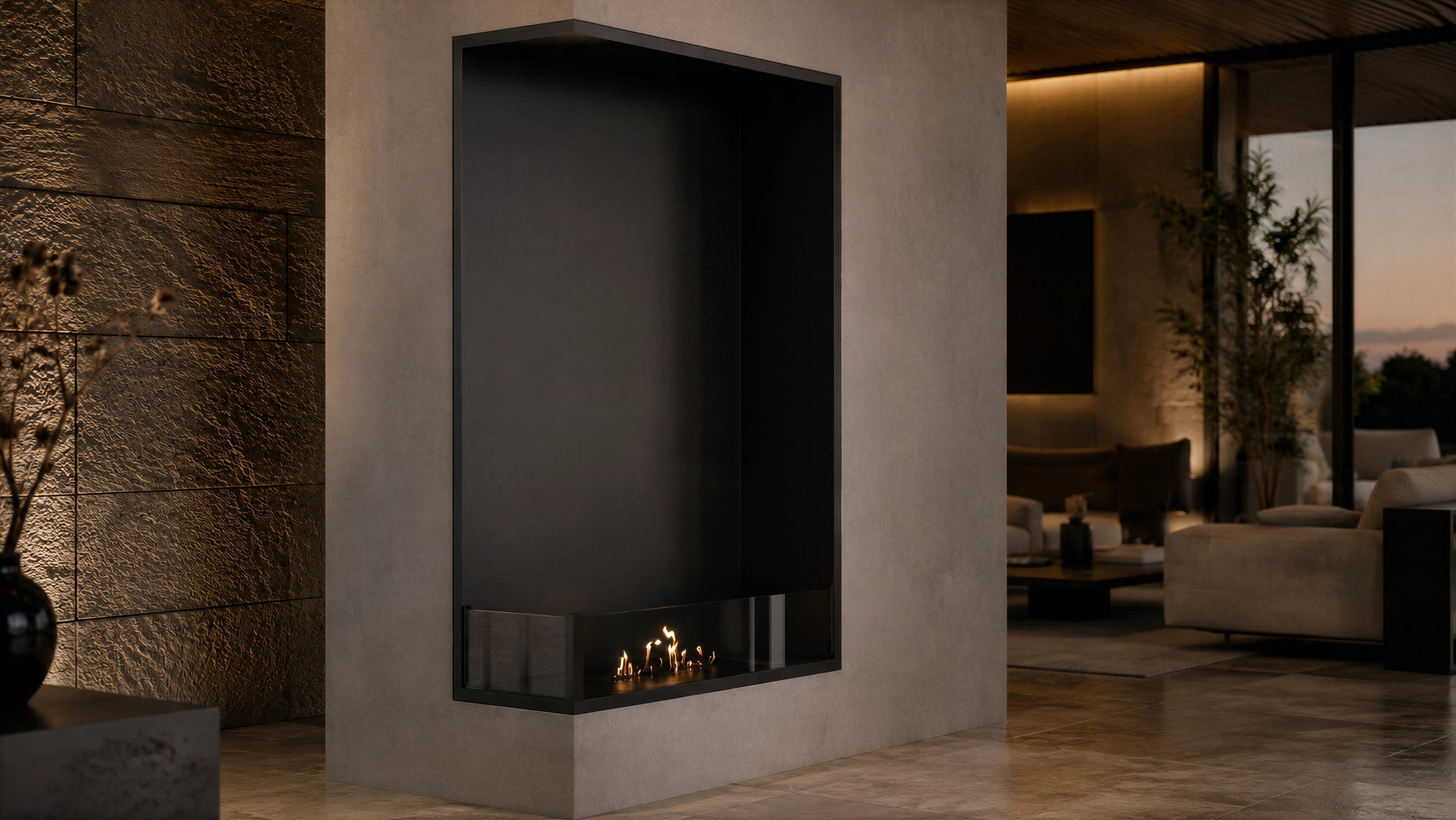 Base Links Verticale Inbouwhoekhaard 70 x 120 cm
