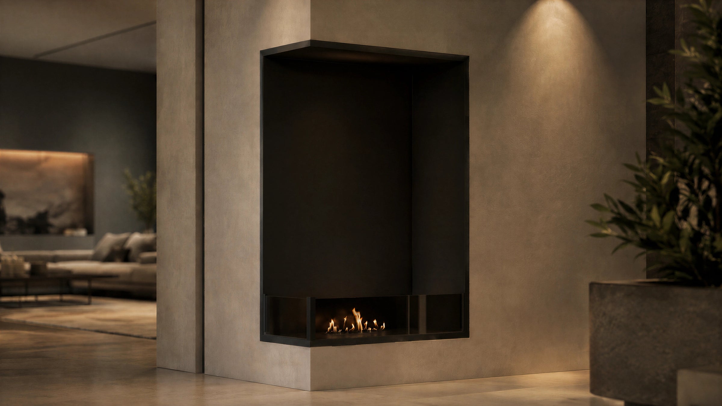 Base Links Verticale Inbouwhoekhaard 70 x 140 cm