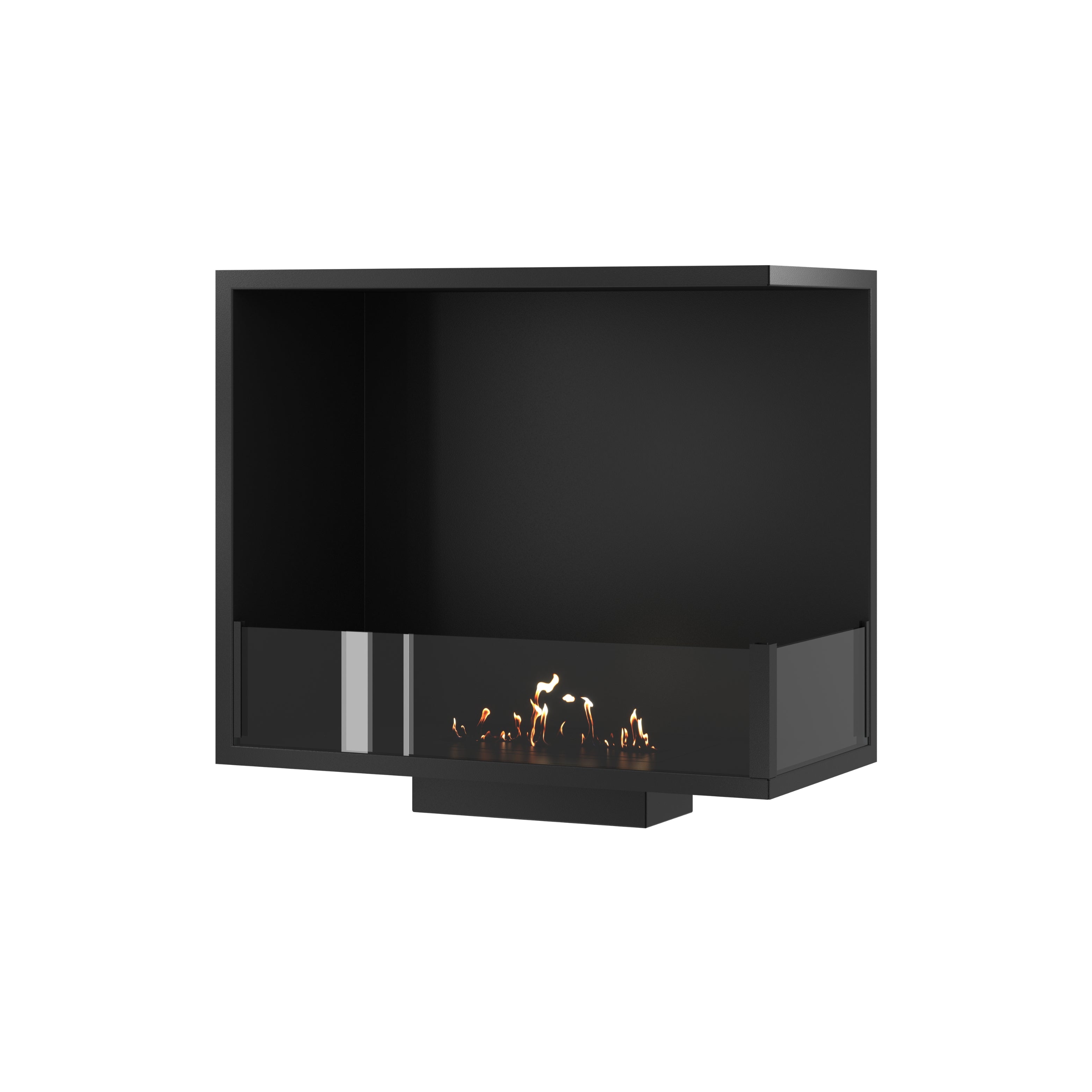 Base Rechts Inbouwhoekhaard 70 cm