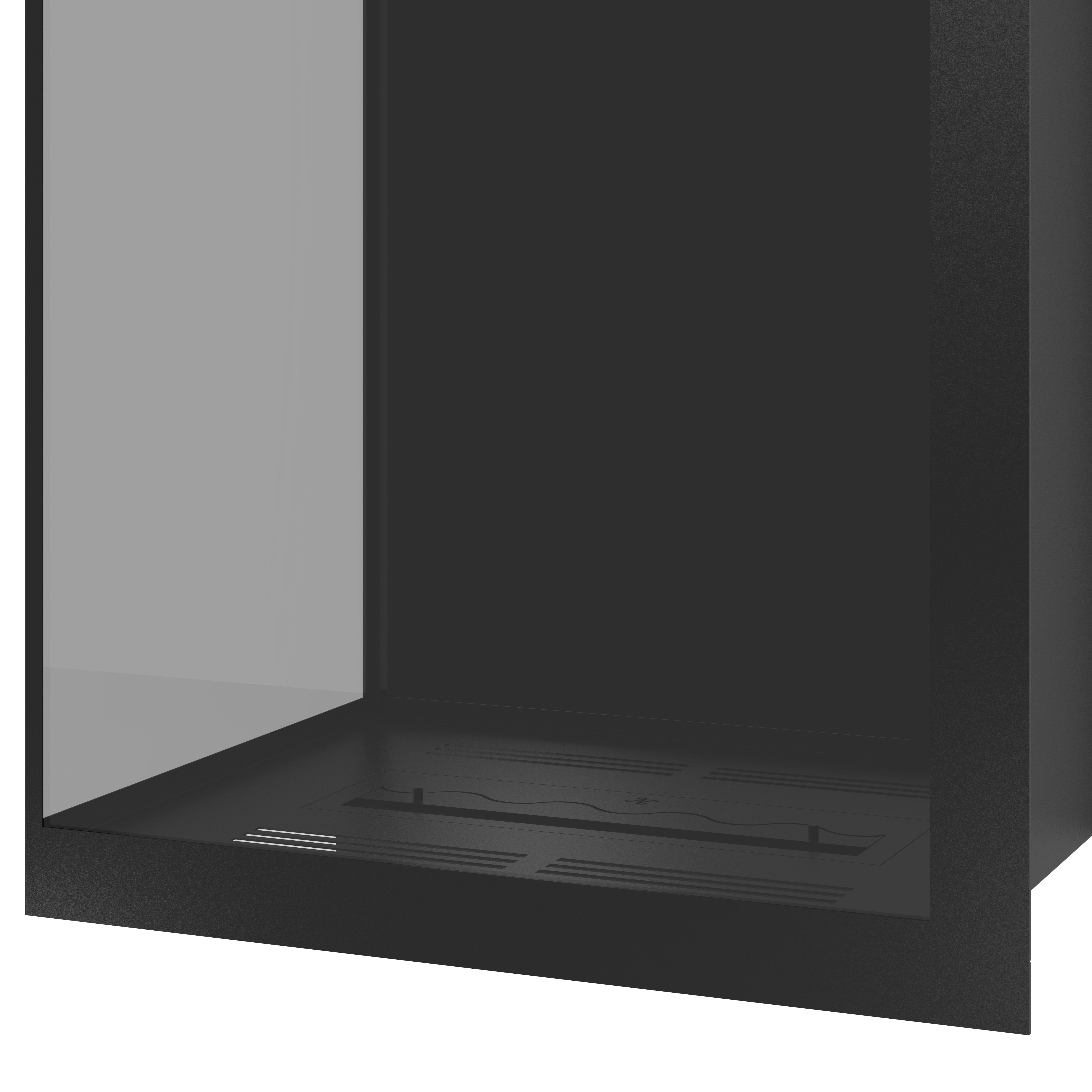 Base Vertical Hoekhaard Links Volle Glas 80 x 140 cm