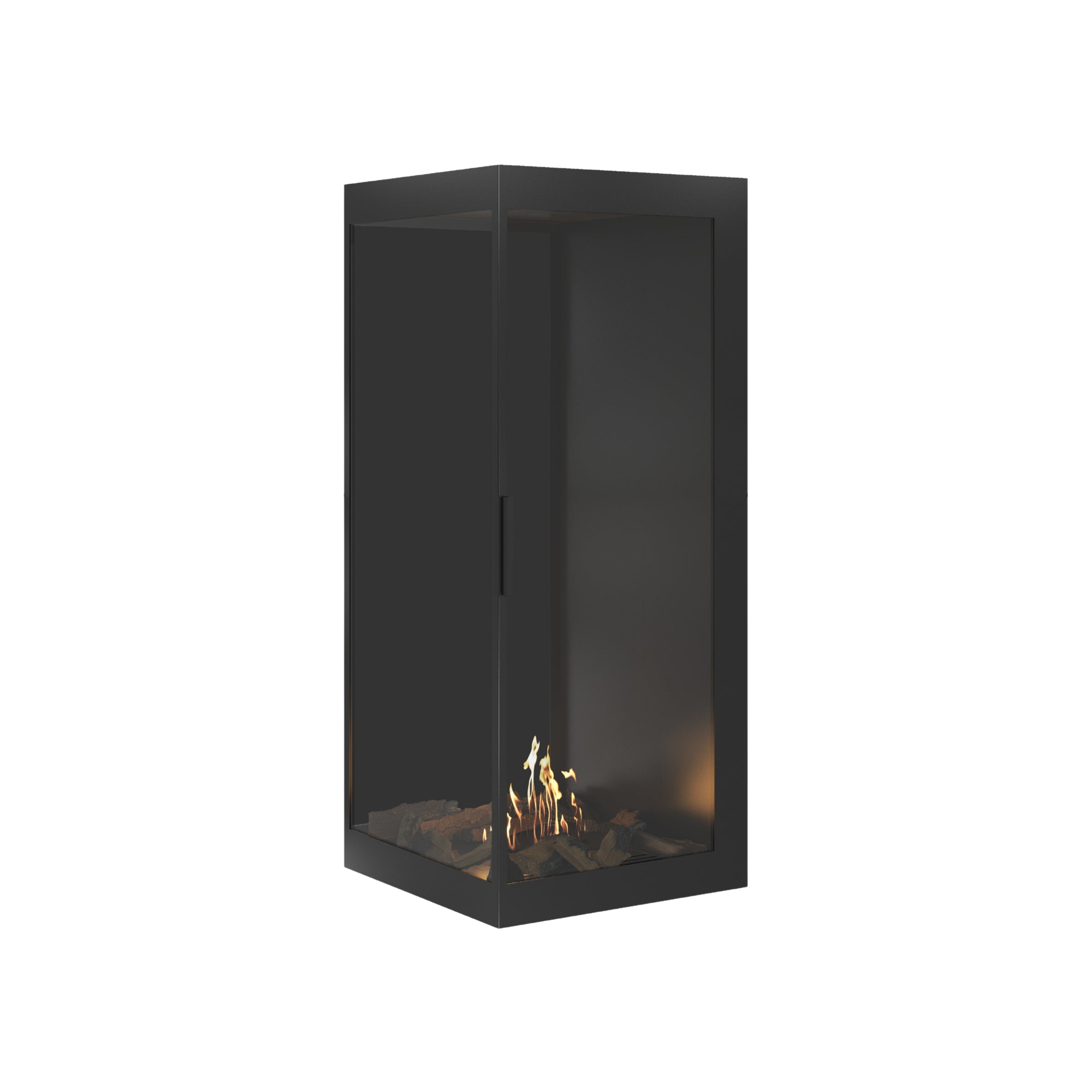 Base Vertical Hoekhaard Links Volle Glas 60 x 120 cm