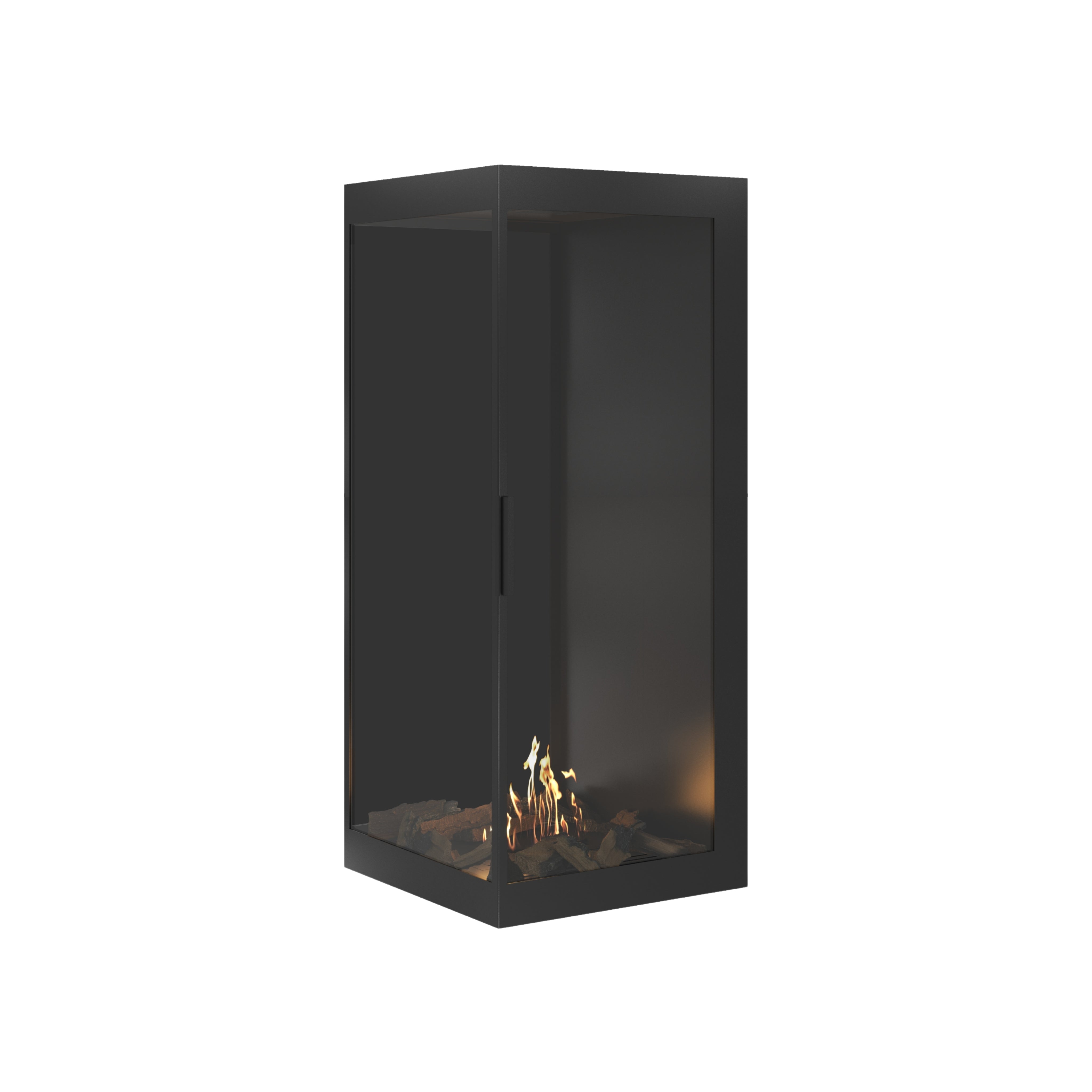 Base Vertical Hoekhaard Links Volle Glas 60 x 120 cm