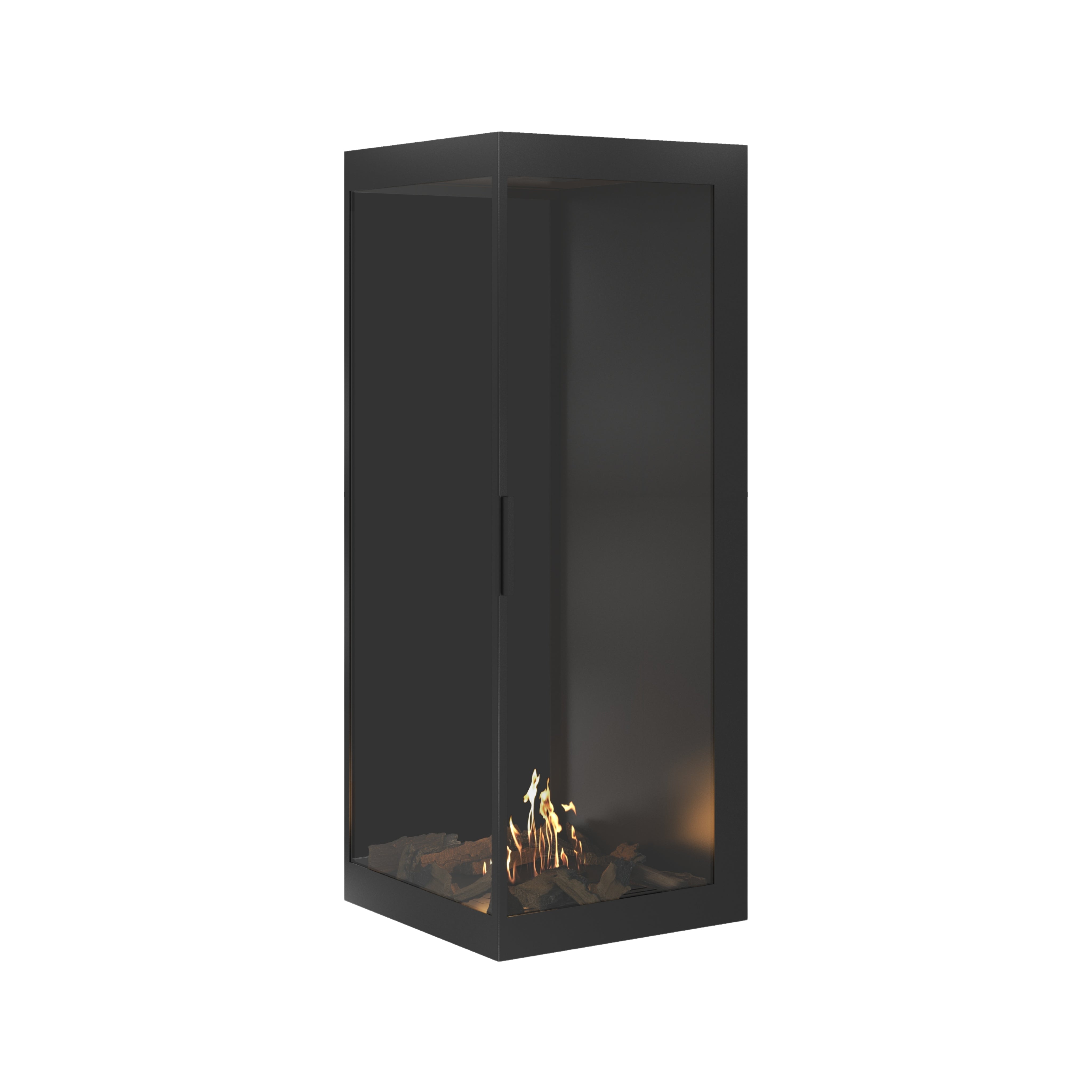 Base Vertical Hoekhaard Links Volle Glas 60 x 140 cm