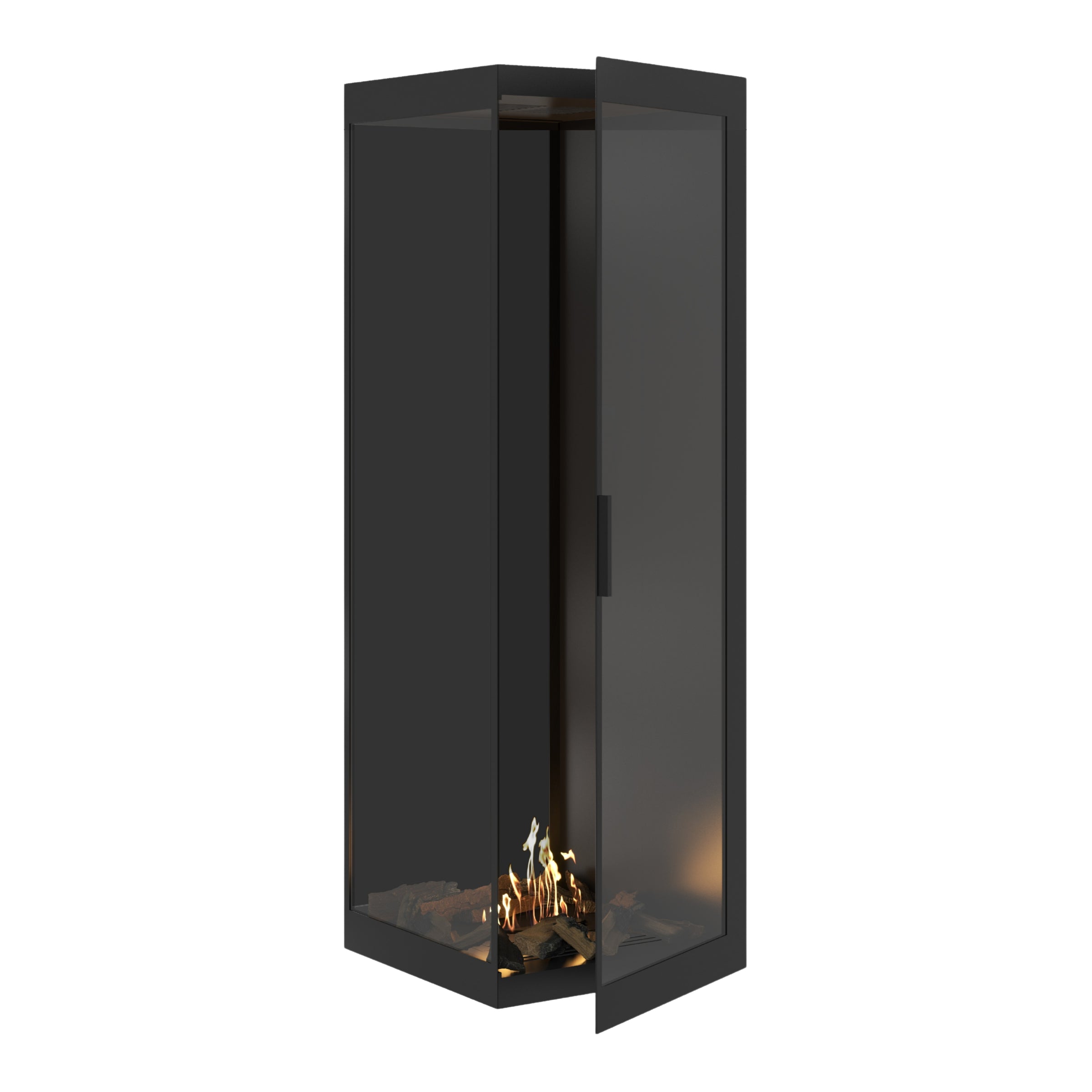Base Vertical Hoekhaard Links Volle Glas 60 x 180 cm