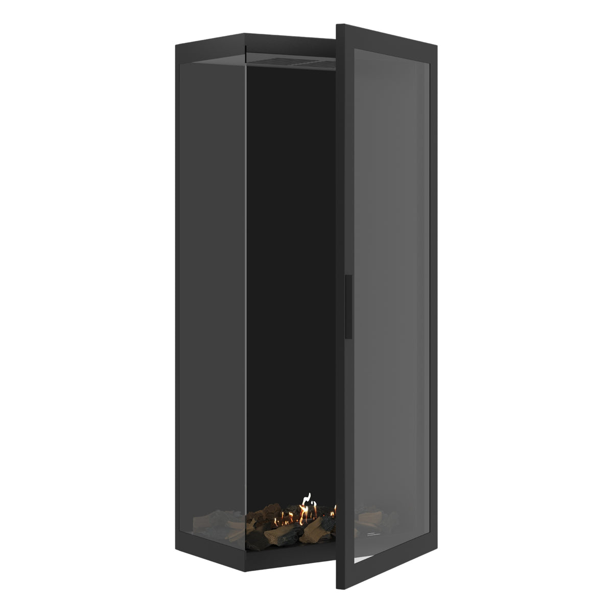 Base Vertical Hoekhaard Links Volle Glas 60 x 180 cm
