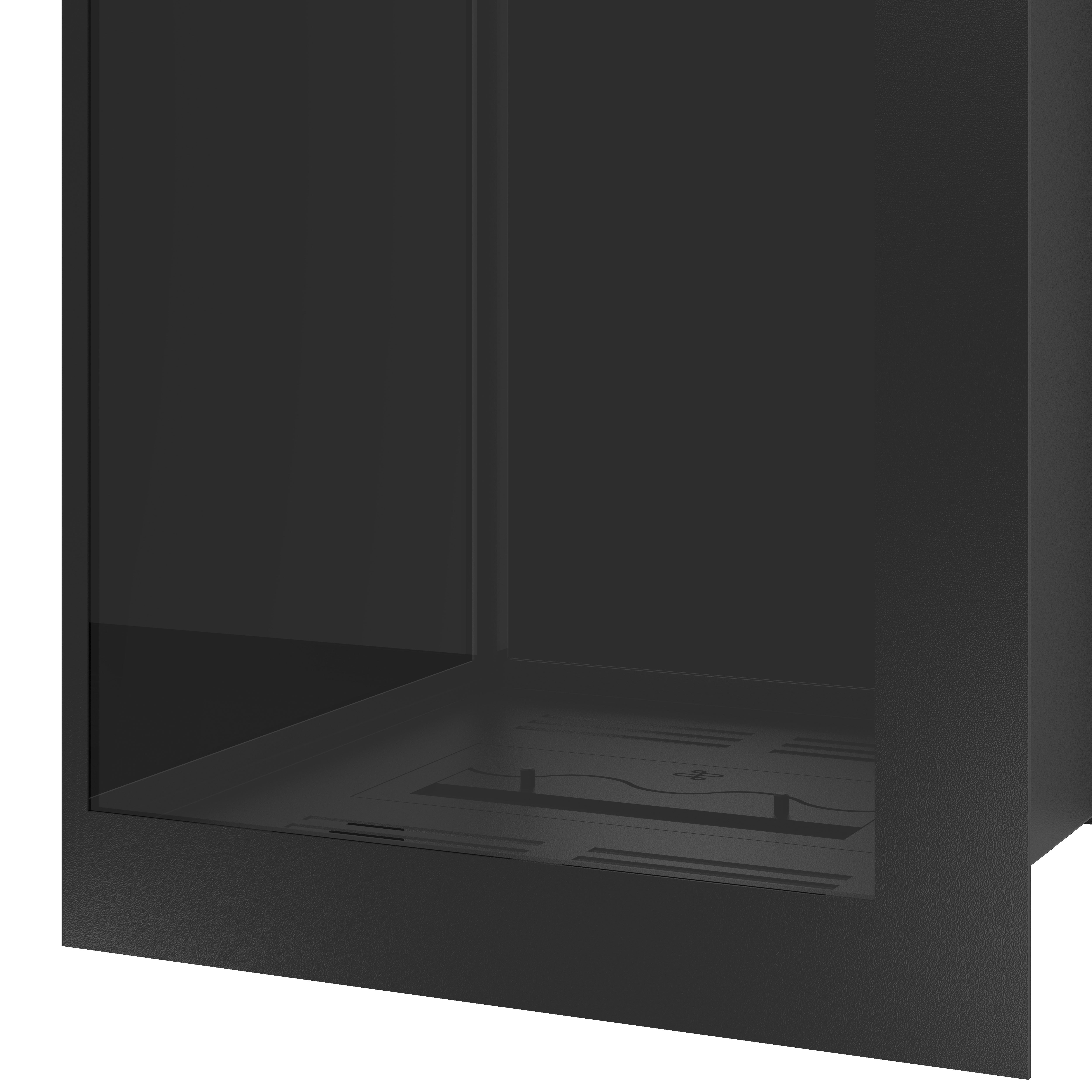 Base Vertical Hoekhaard Links Volle Glas 70 x 140 cm