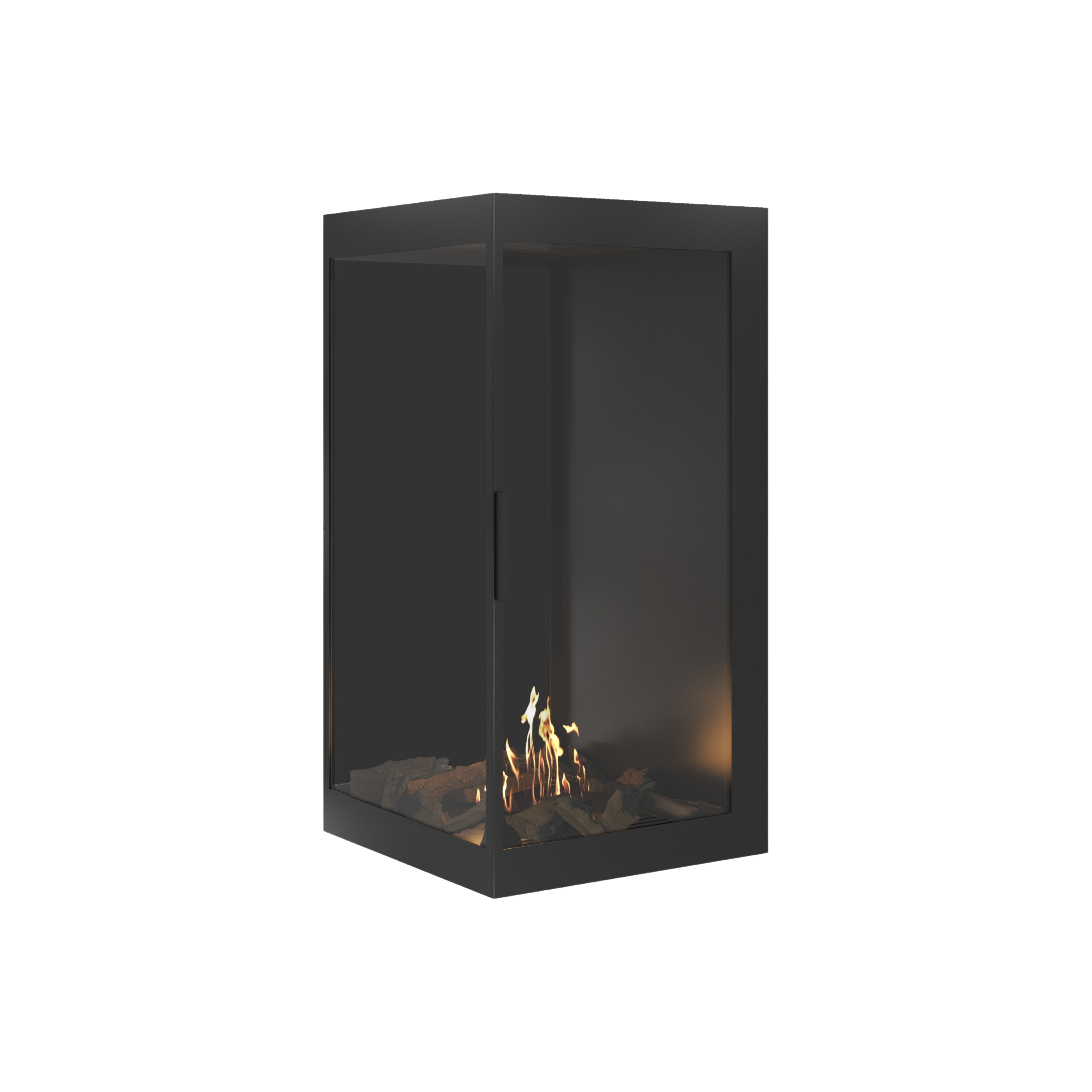 Base Vertical Hoekhaard Links Volle Glas 70 x 100 cm