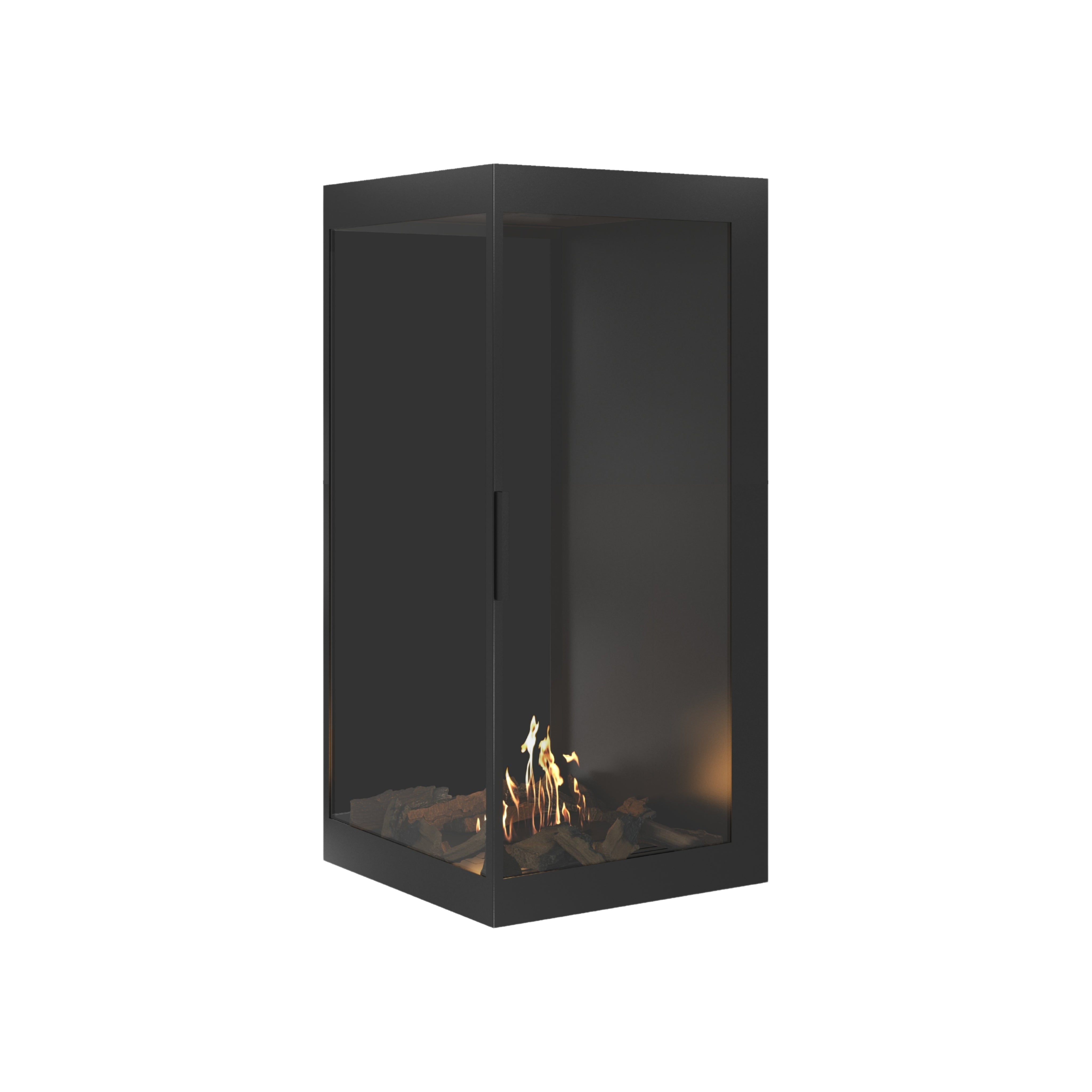 Base Vertical Hoekhaard Links Volle Glas 70 x 120 cm