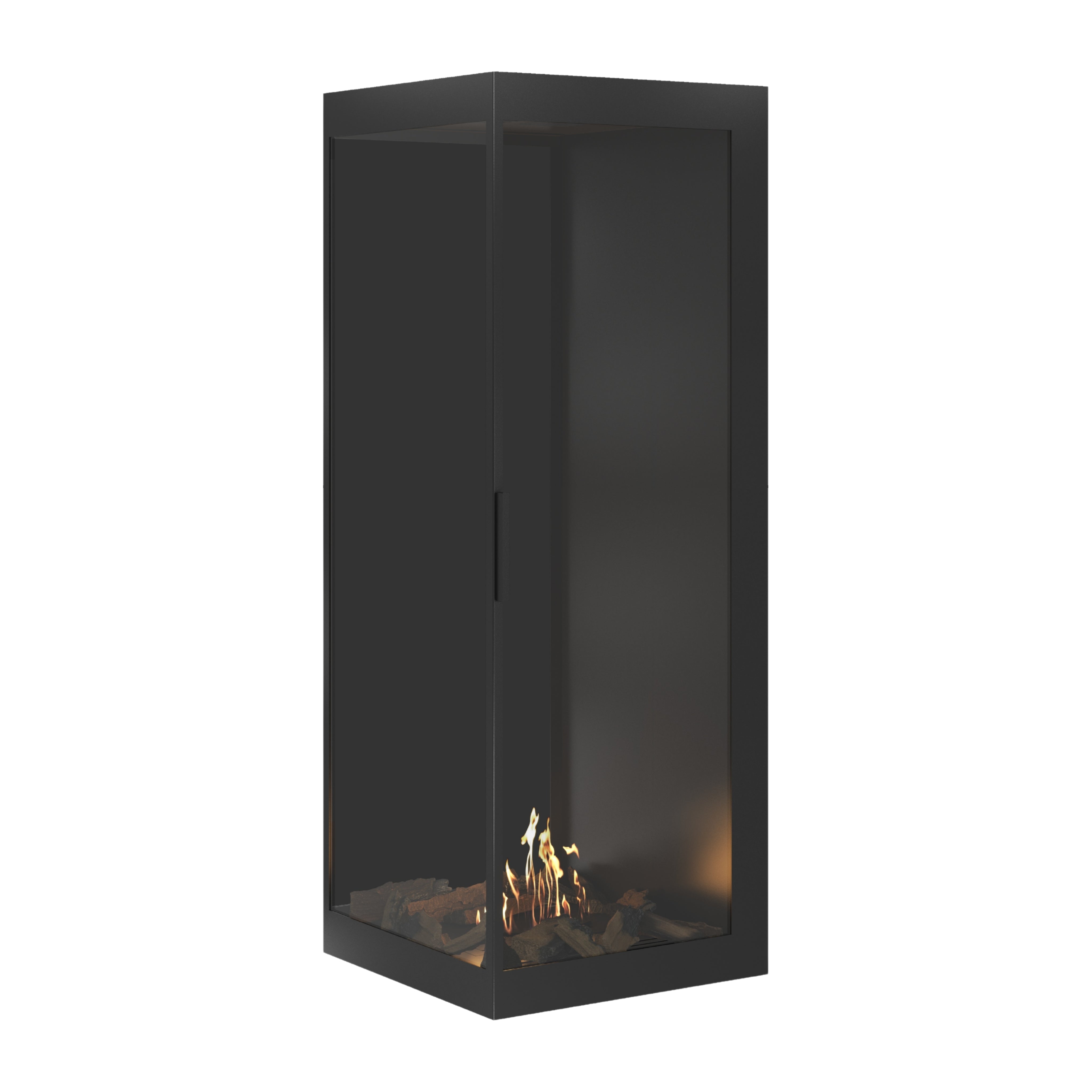 Base Vertical Hoekhaard Links Volle Glas 70 x 180 cm